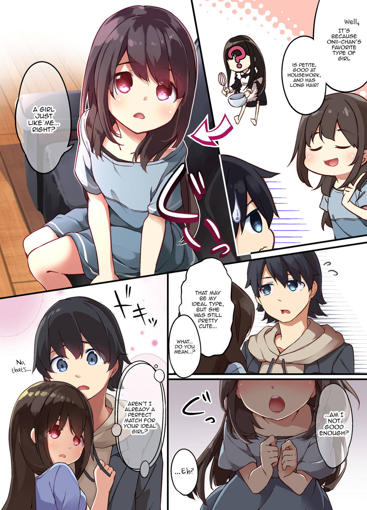 [Amuai Okashi Seisakusho (Shiina Yuuki, Seto Kouhei)] A Yandere Little Sister Wants to Be Impregnated by Her Big Brother, So She Switches Bodies With Him and They Have Baby-Making Sex [English] [Panatical]