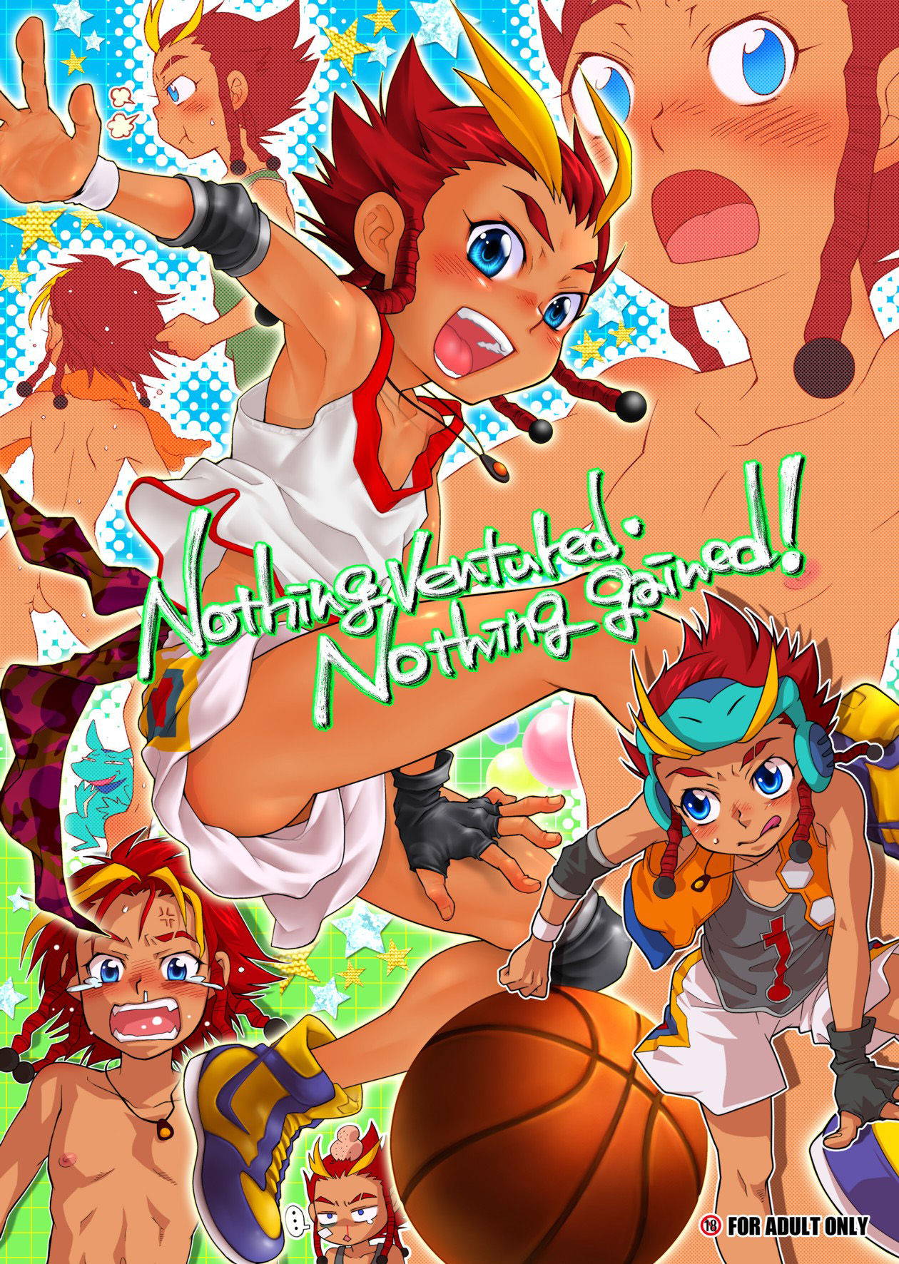 (Shota Scratch 9) [Blue Drop (Guri)] Nothing ventured. Nothing gained! (Basquash!) [Chinese]