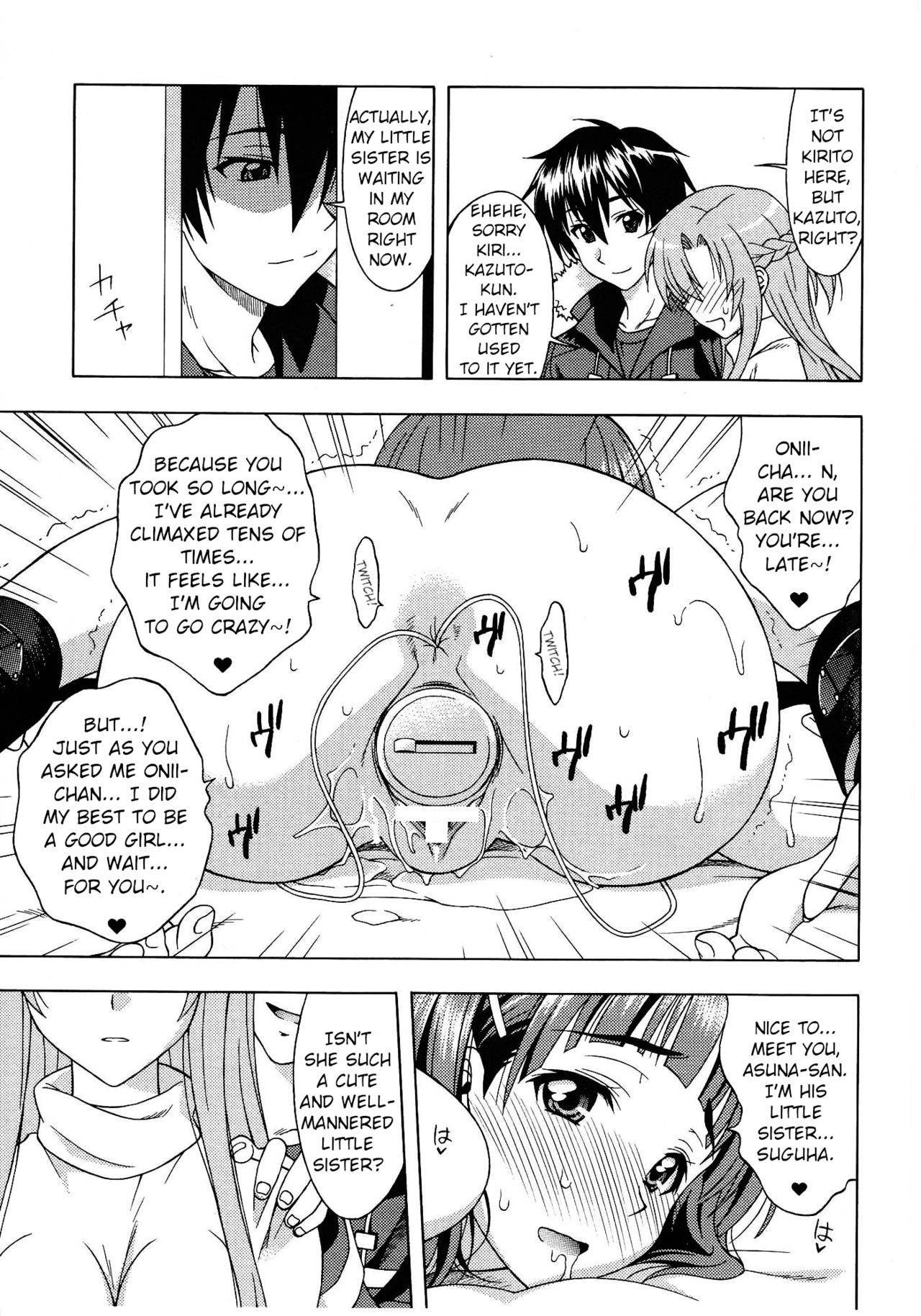 (HaruCC18) [Geiwamiwosukuu!! (Karura Syou)] Etsuraku no Sono | Garden of pleasure (Sword Art Online) [English] [EHCOVE]