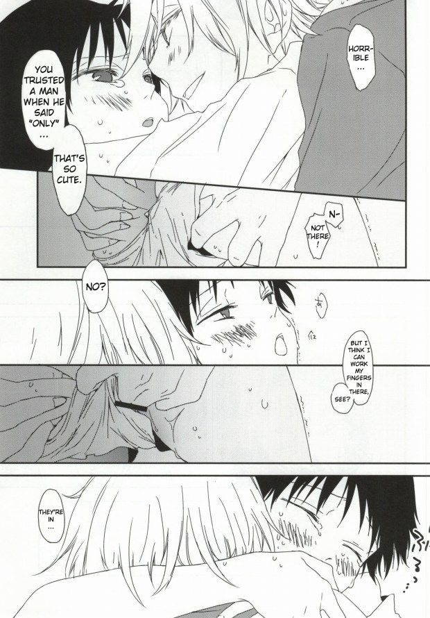 (HaruCC18) [HAIMITAI (Supana)] Shinji-kun no Munyuu Momasete Kudasai. | Please Let Me Grope Shinji-kun's Tits. (Neon Genesis Evangelion) [English]