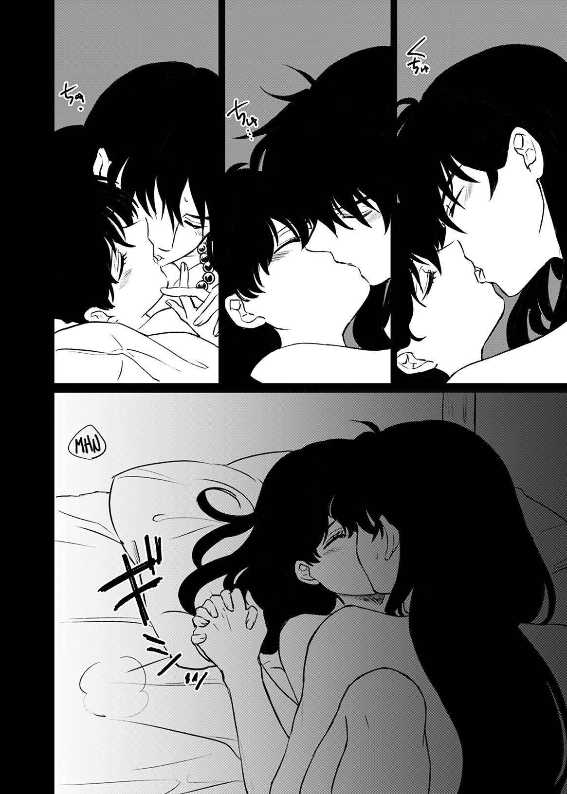 [Wanwano (Motobi)] Tabi-chuu no InuKago ga Kattou Shinagara Ecchi Suru Hanashi | A story about Inuyasha and Kagome's journey and their struggles during sex (Inuyasha) [English] [EHCove] [Digital]