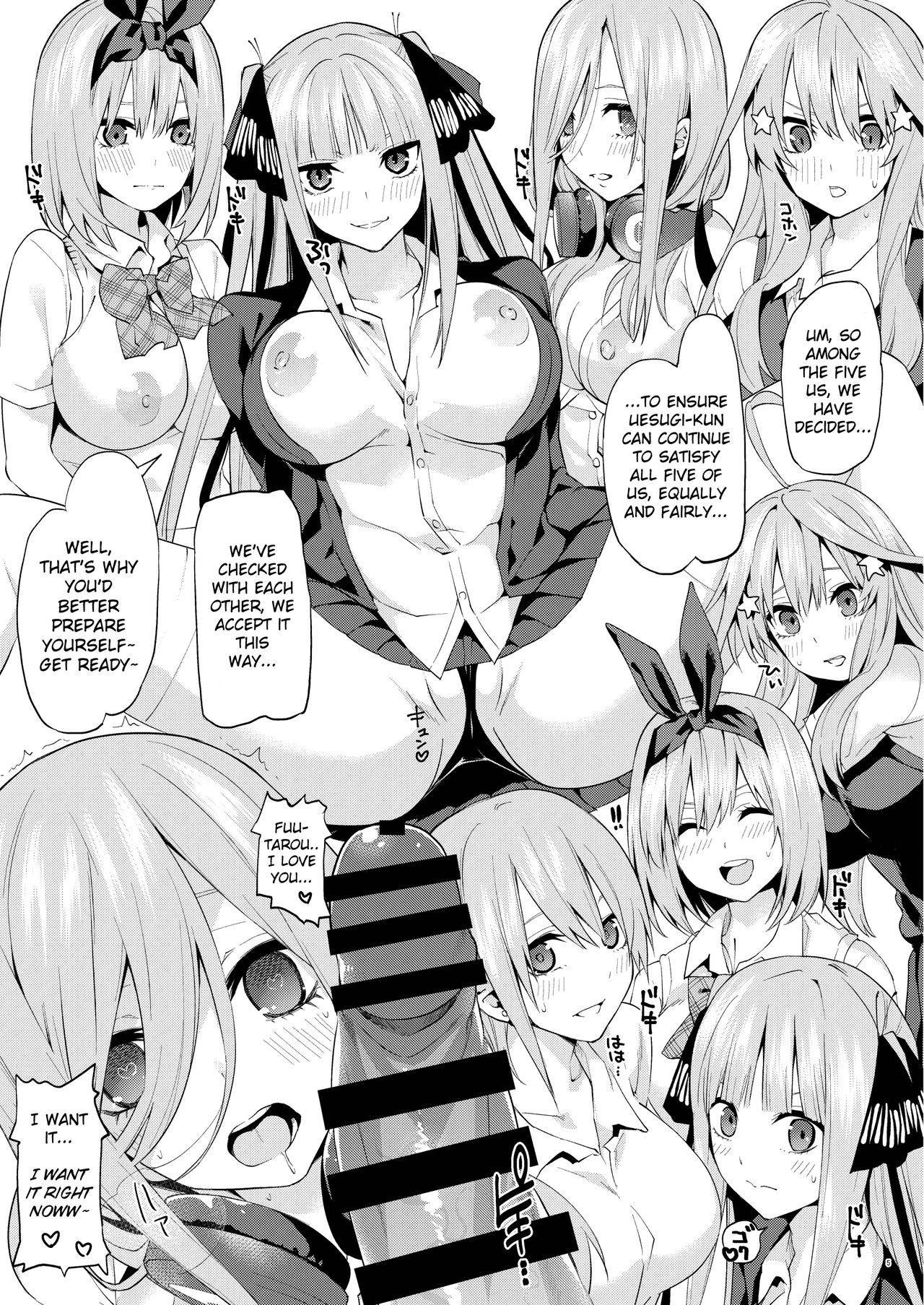 [Samurai Ninja GREENTEA] Gobun no Go -final- -Nakano-ke Itsutsugo Harem END- | Five Fifths -final- -Nakano Quintuplets' Harem END- (Gotoubun no Hanayome) [English] [syraku] [Digital]