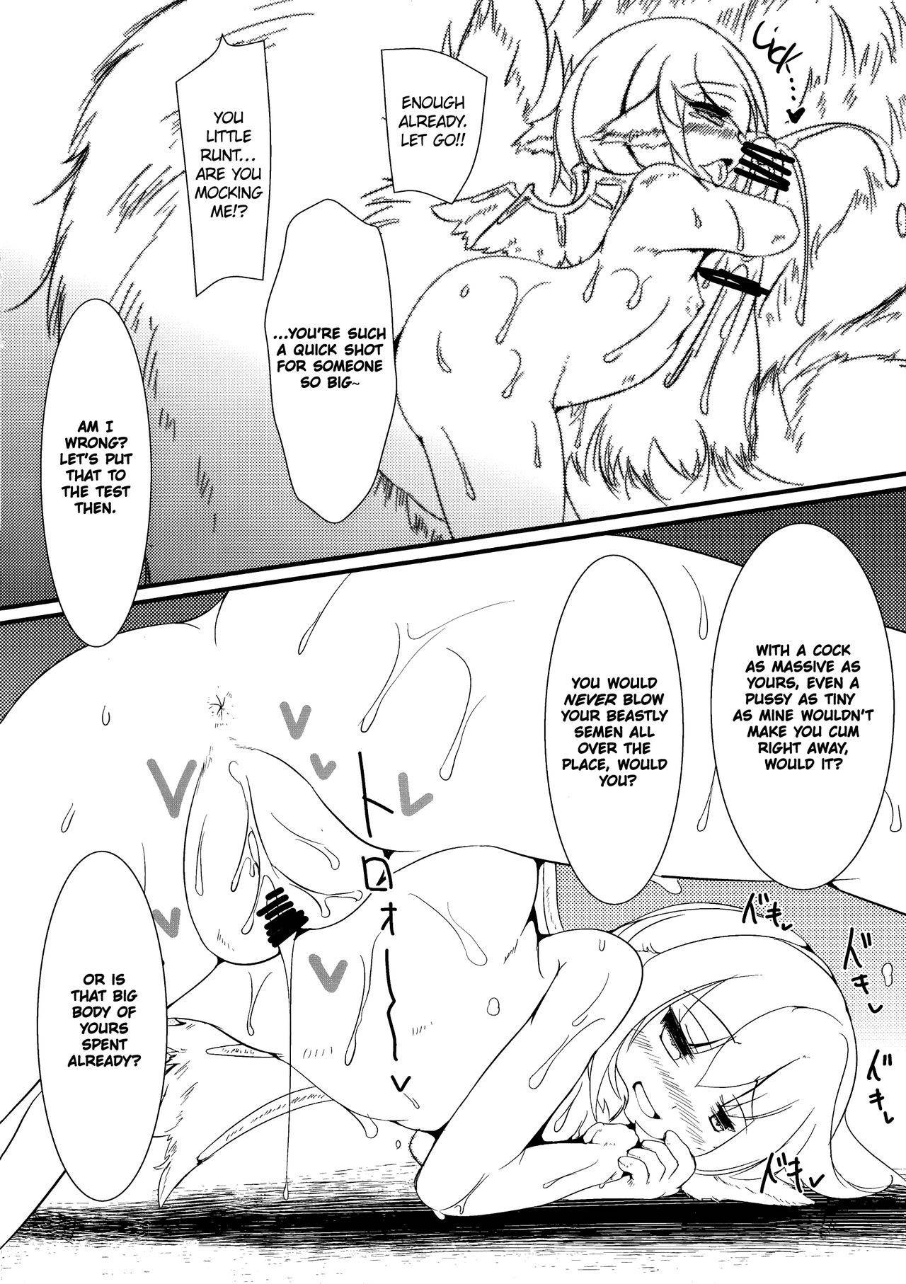 (Reitaisai 9) [Bungalow (Sirokoma)] Kotoristi to Kyojuu | Little Bird Mystia and the Giant Beast (Touhou Project) [English] [cutegyaruTL]