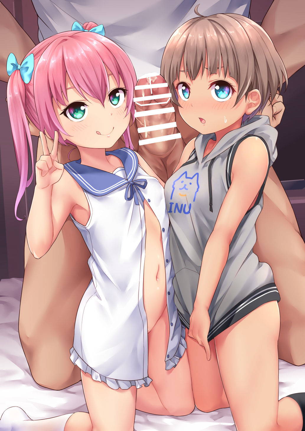 [Shiitake Nouen (kanabun)] Hanoka Yuri x Kitani Chisato - Hajimete no Arbeit