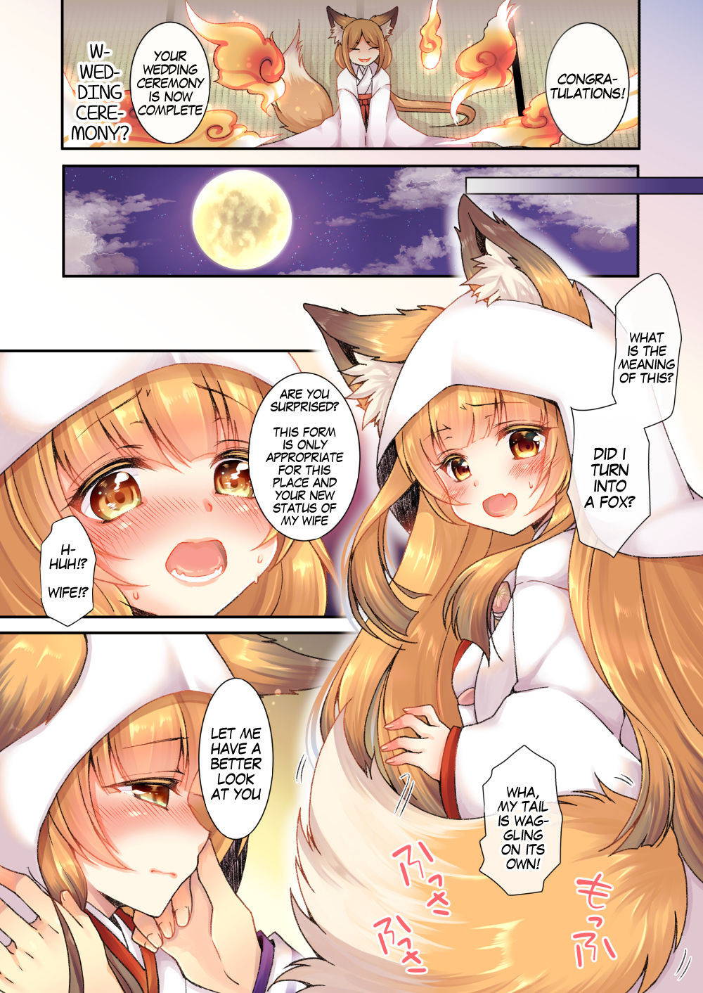 [TSF no F (Yotsuba Chika)] Kitsune e Yomeiri | Becoming a Fox's Wife [English] [gender.tf]