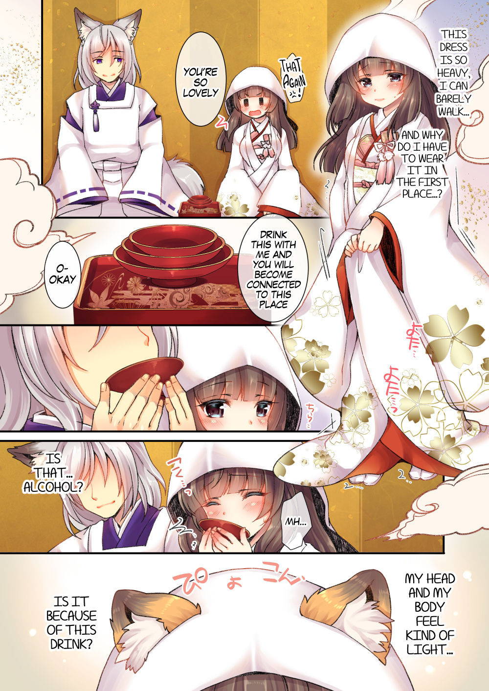 [TSF no F (Yotsuba Chika)] Kitsune e Yomeiri | Becoming a Fox's Wife [English] [gender.tf]