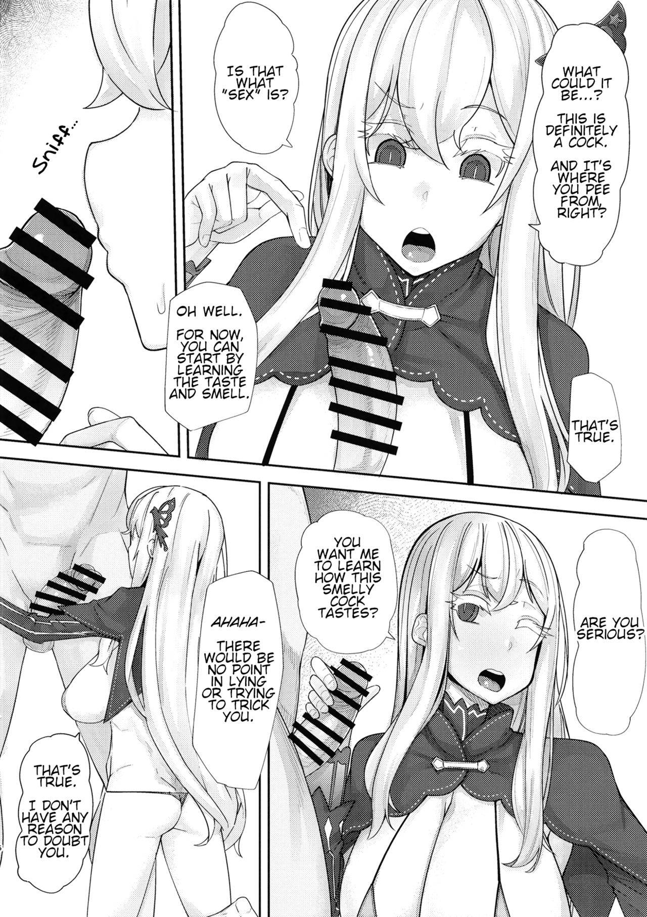 [Batten Kariba (Ankoku Emu Shougun)] Sukebe na Koto Nannimo Shiranai Echidna-chan Onaho | Echidna: Sexually Ignorant Onahole (Re:Zero kara Hajimeru Isekai Seikatsu) [English] [Digital]