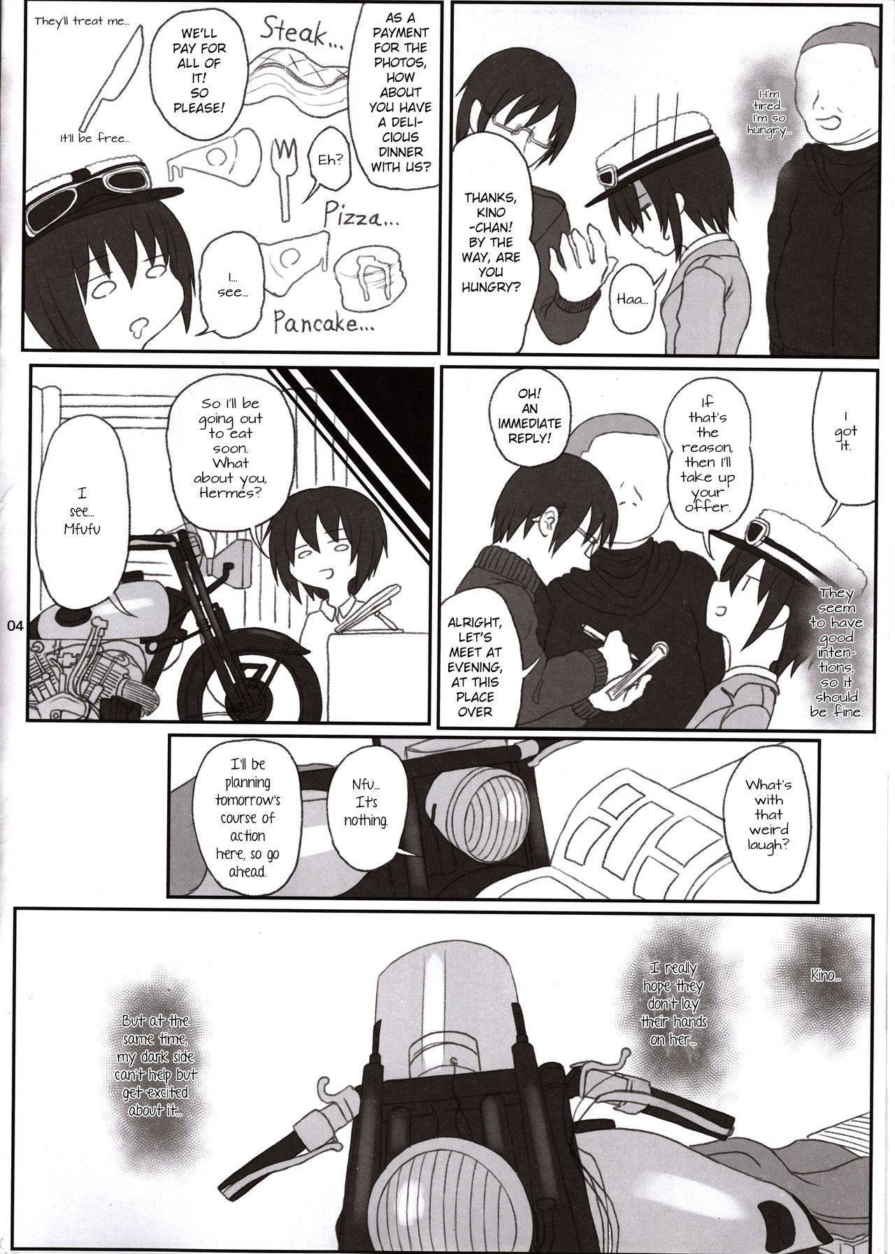 (C93) [HAMMER_HEAD (Makabe Gorou)] Doujinshi no Kuni (Kino no Tabi) [English] [Panatical]