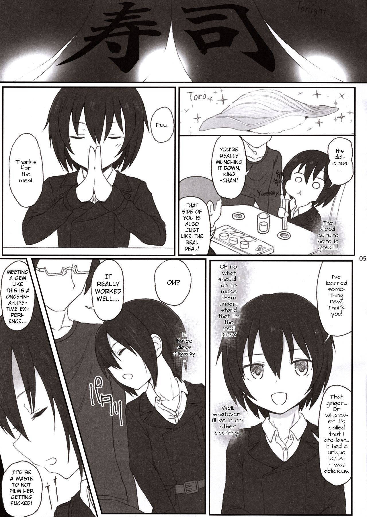 (C93) [HAMMER_HEAD (Makabe Gorou)] Doujinshi no Kuni (Kino no Tabi) [English] [Panatical]