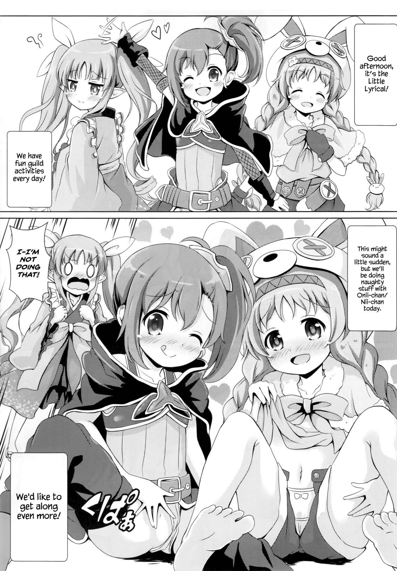 (C97) [Aaaa Ichizoku Kumiai (Aiura Aiu)] Little Lyrical to Nakayoshi Harem (Princess Connect! Re:Dive) [English] {Hennojin}