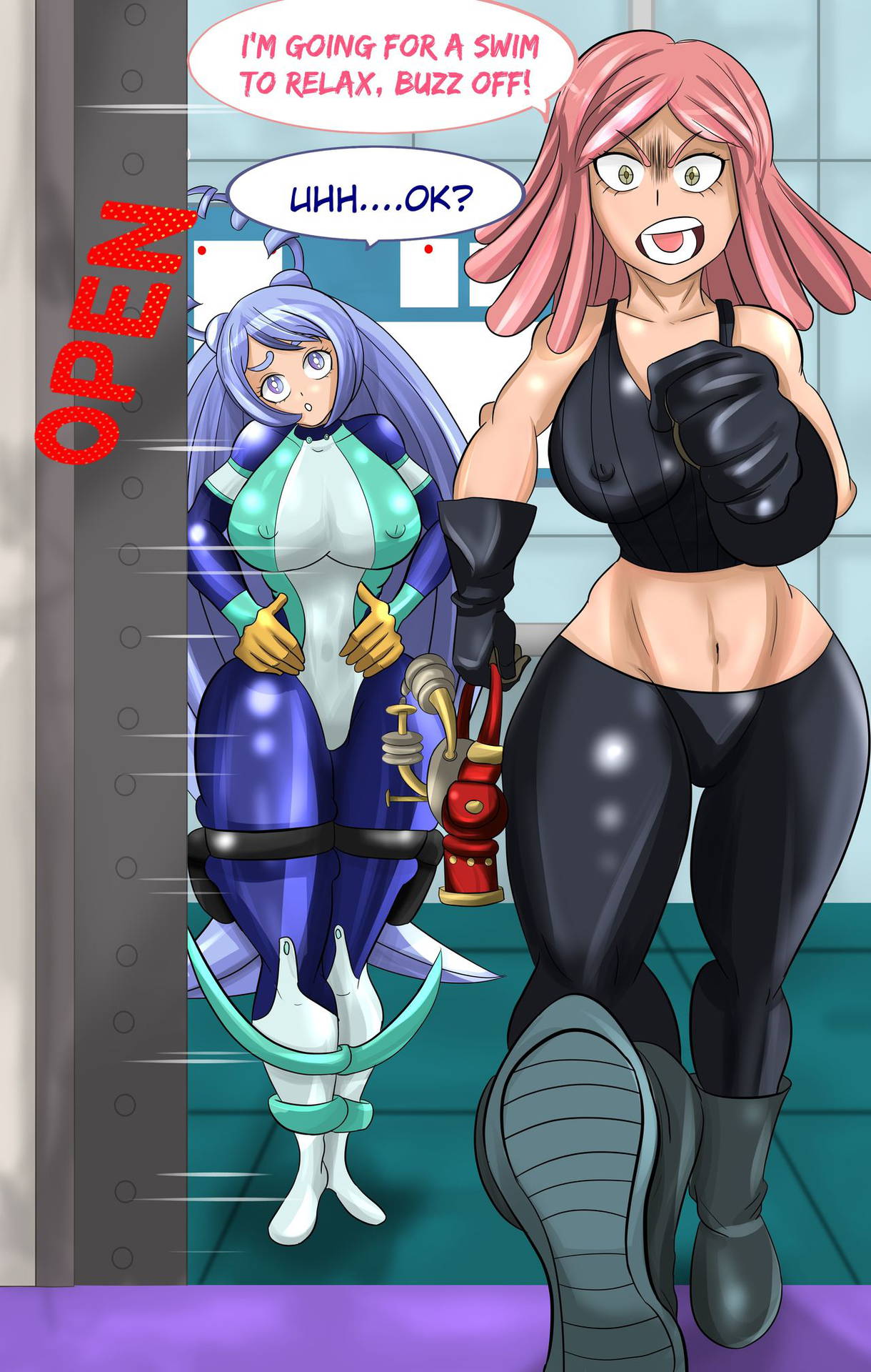 Mei Vs Nejire (Ongoinf doujin)