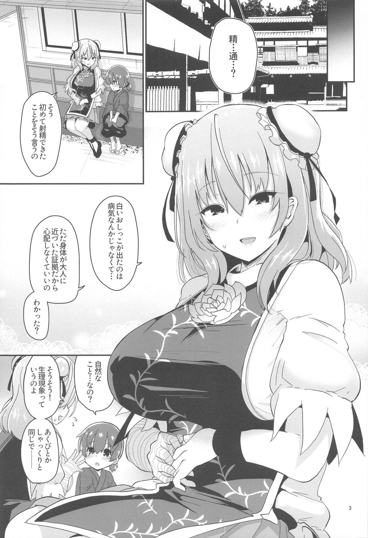 (GW Chou Doujinsai) [Komamesugata (Akure Ekuto)] Otokonoko o Dame ni Suru Onee-san (Touhou Project)