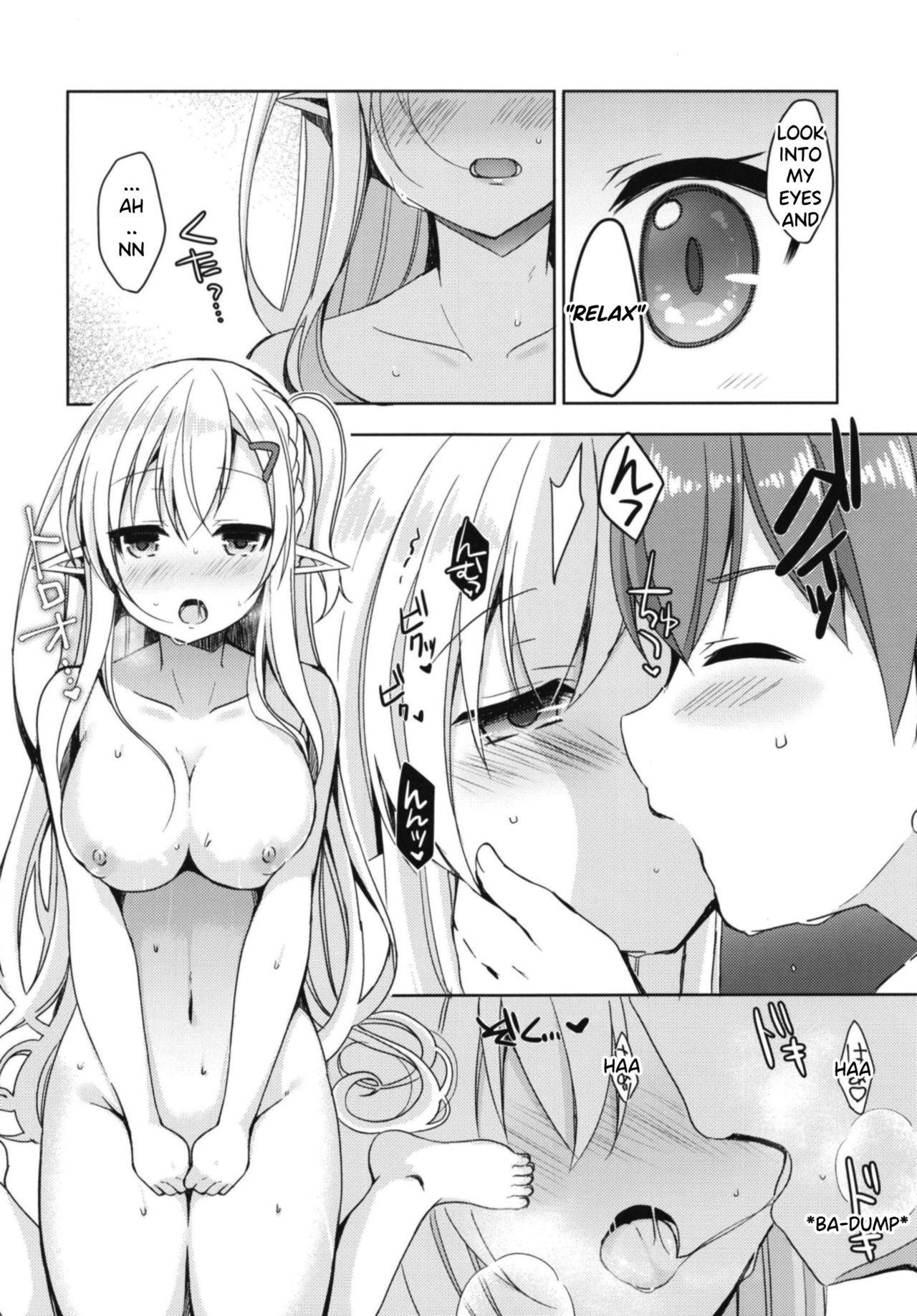 (C94) [moriQ (Mori Airi)] I tried to erotically hypnotize Elf Senpai who i admire [uncensored][English]