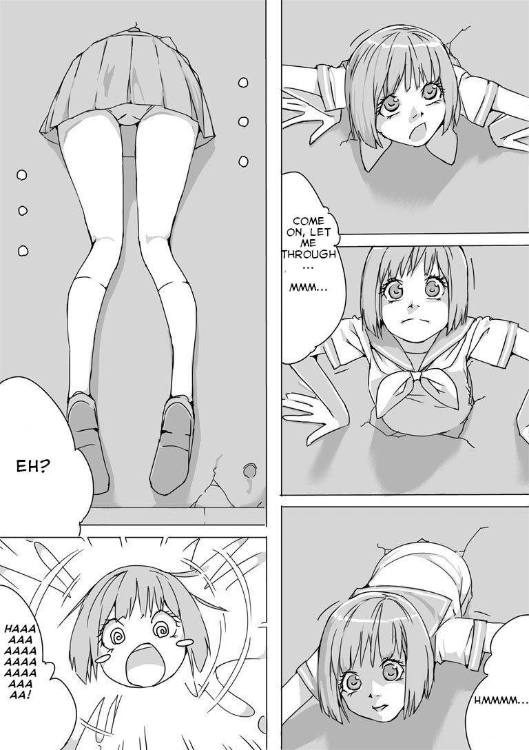 [Akimbo] Untitled Manga (Girl stuck in a hole) [English] [Touhou Tea]