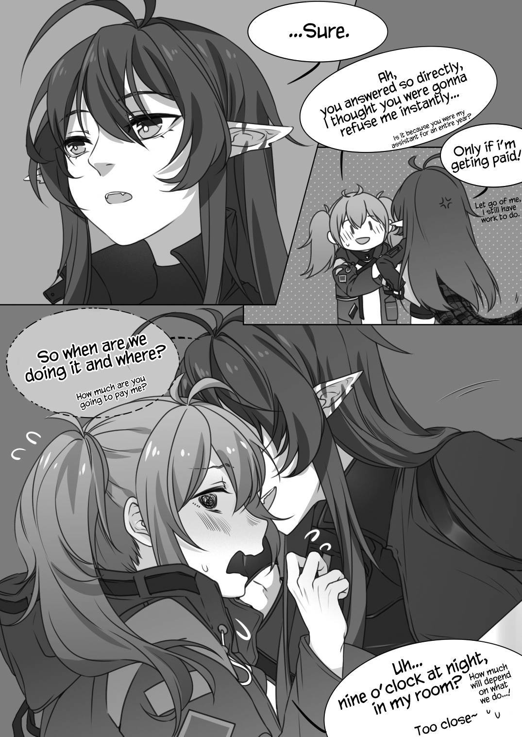 [黙子] Will max trust Gavial deny me if I ask for a quickie? (Arknights) [English]