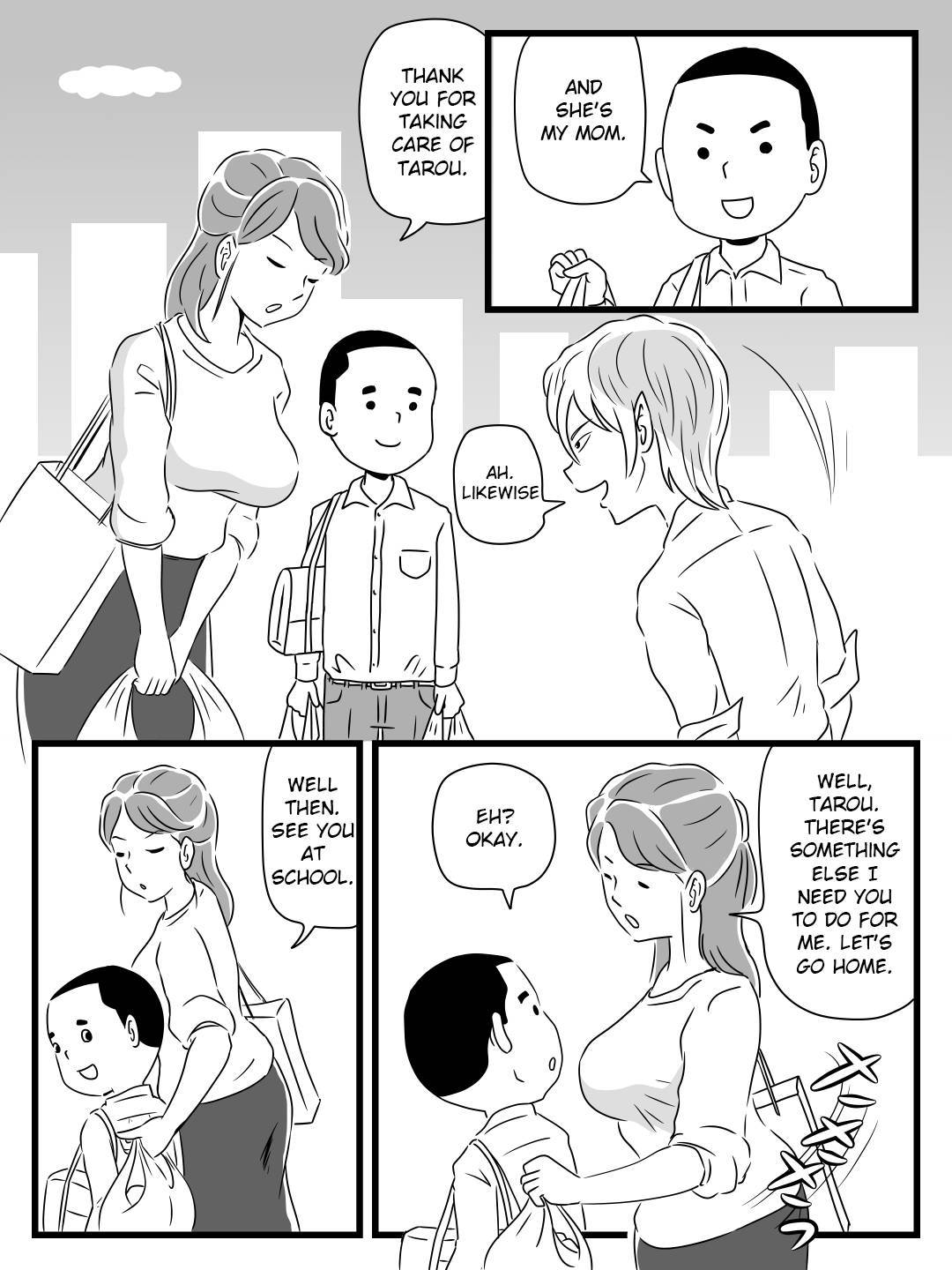 [Momoziri Hustle Dou] Toshiue Killer no Tomodachi ni Kaa-san o Netorareta Hanashi | A Story About My Milf-Killer Friend Who Cucked My Mom [English]