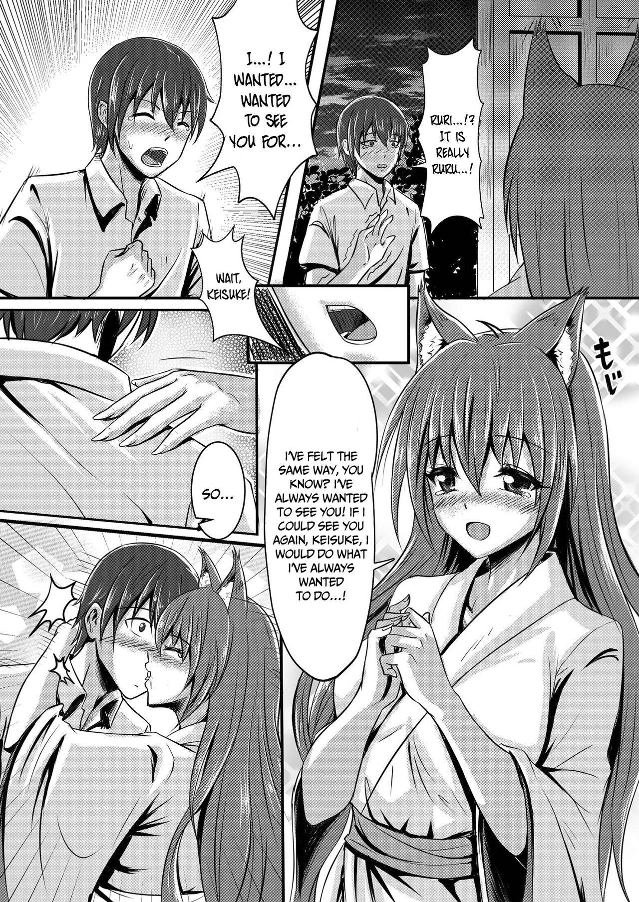 [Momoiro Onsen] Kitsune no Hanayome ~ Kami-sama ga Kanojo ni Bakete Boku to Ecchi!? [English] [Sweet Coffe Scans]