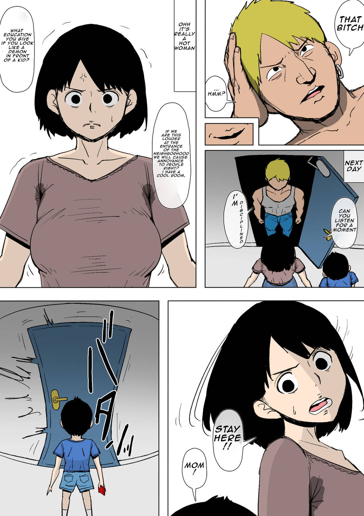 [Doujin Mukashibanashi] Okaa-san ga DQN ni Otosarete ita | Mom was defeated by delinquent [English]