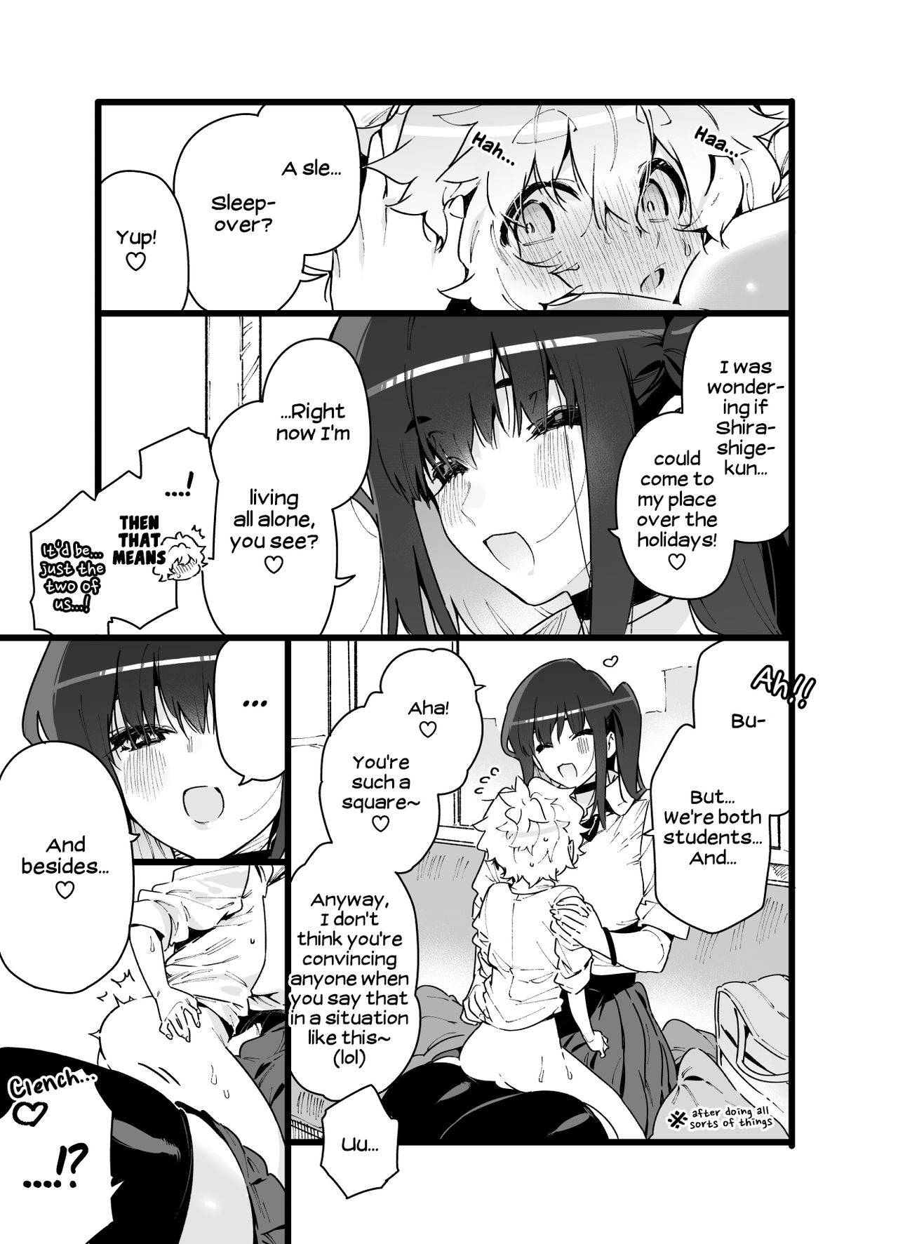 [Gyuutan Teishoku e no Koi] Classmate no Joshi Inma ni Renkyuuchuu no Otomarikai de Osowarechau Danshi no Hanashi | A Story About A Boy Being Assaulted By His Succubus Classmate During A Sleepover Over The Holidays [Digital] [English] [head empty]