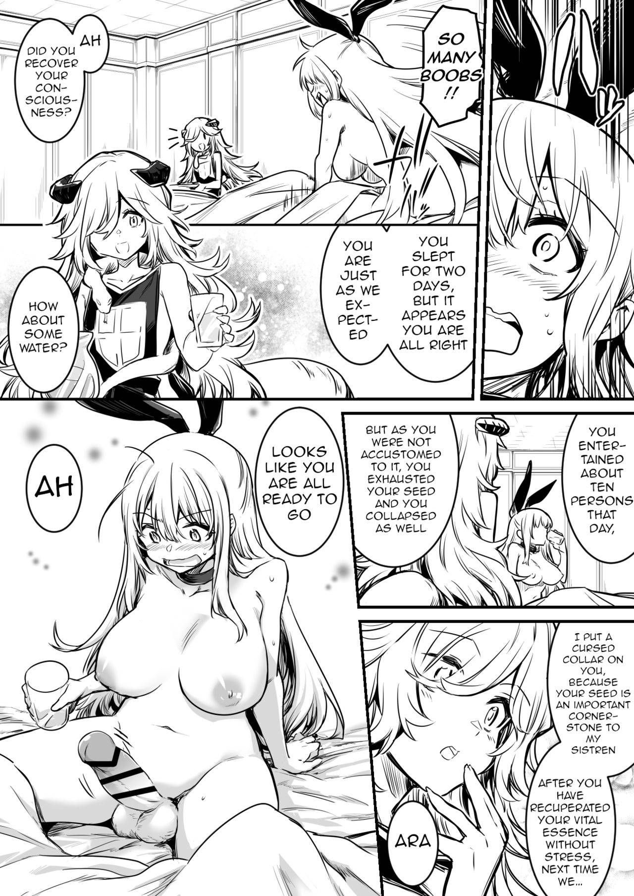 [Lefthand] The Bewildered Adventurer-chan is Caught and Reverse-Raped as the Penis She Grew Gets Aroused by the Female Demons [English] [q91]