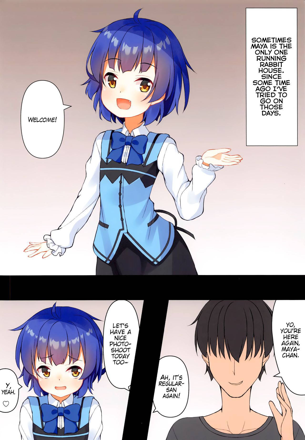 [Tokemashita. (WinOPZ)] Maya-chan no Miseban ~Himitsu no Houshi~ (Gochuumon wa Usagi desu ka?) [English] [LoliAce]