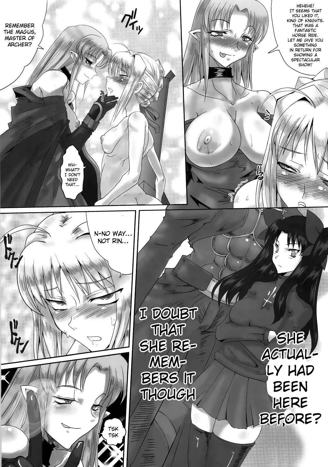 (C71) [YOMOTHUHIRASAKA (bbsacon)] Kishiou Kougyaku Seido II (Fate/stay night) [English] [Incomplete]