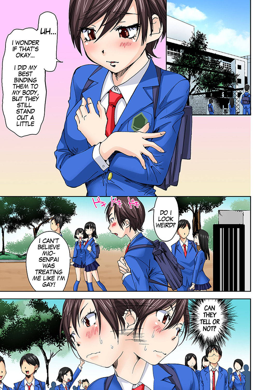 [Himuro Serika] Nyotaika Suieibu ~Ikutabi Onna ni Nacchau Ore no Karada~ 4 | Nyotaika Swim Club I Turn into a Girl When I Cum! 4 [English] [gender.tf] [Incomplete]