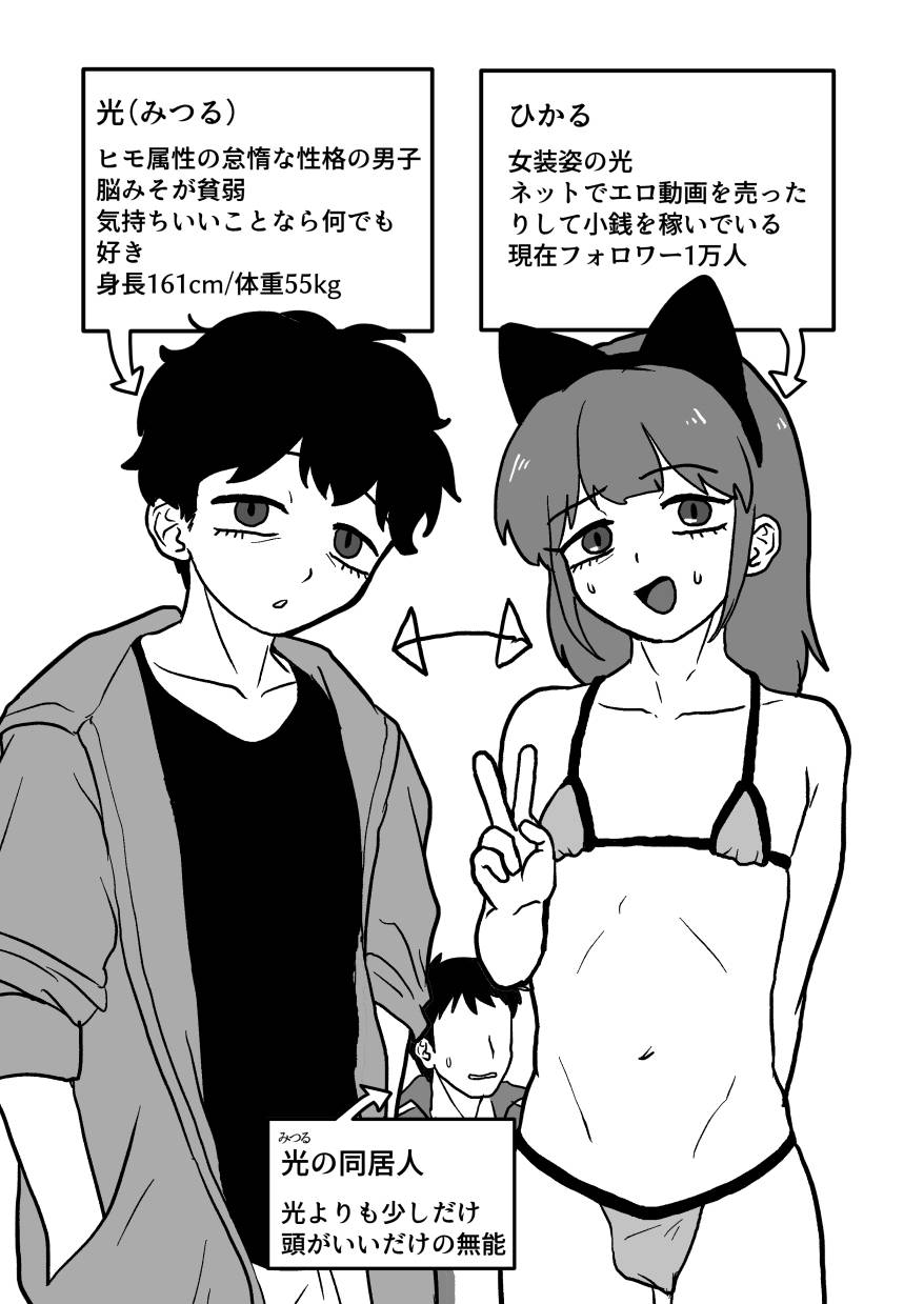 [Otokonoko de Asobou] Josoko Roommate to Enkaku Rotor Date