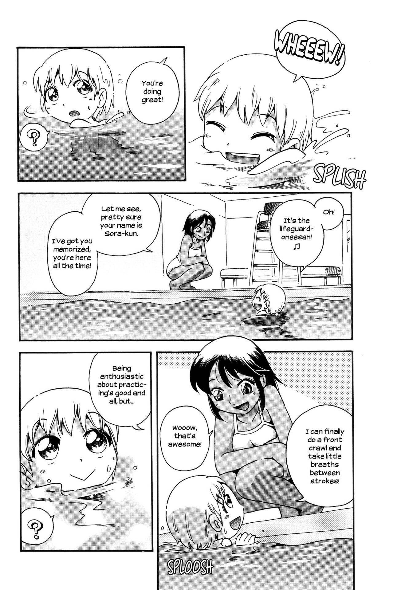 [Hoshino Fuuta] Pool no Naka | Pool Pals (Koushoku Shounen no Susume 7) [English] [head empty]