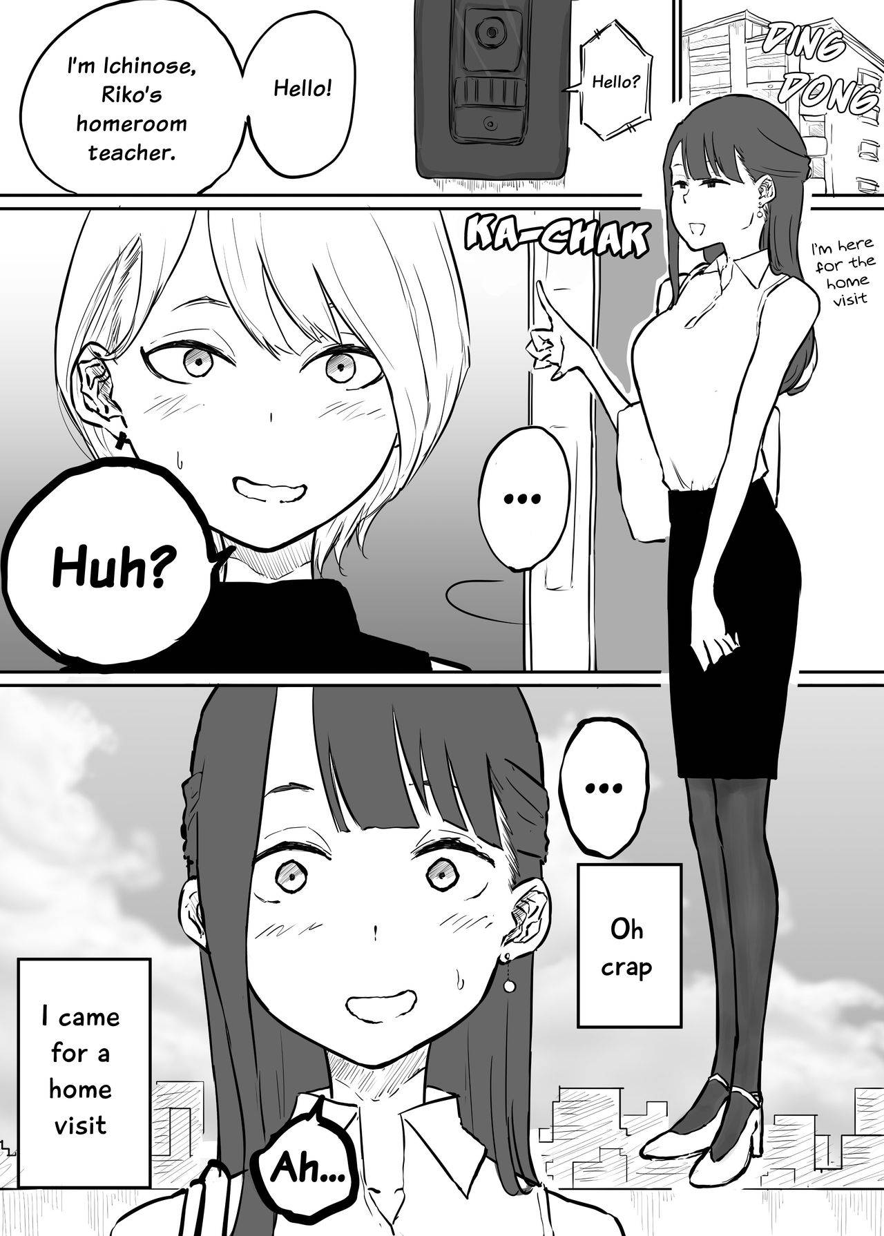 [Pandacorya] Kateihoumon ni Ittara Oyagosan ga Gakuseijidai no Sefure datta Ken |  I Went For a Home Visit and Found Out My Student's Mother Is My Sex Friend From My School Days [English] [YuriYaku]