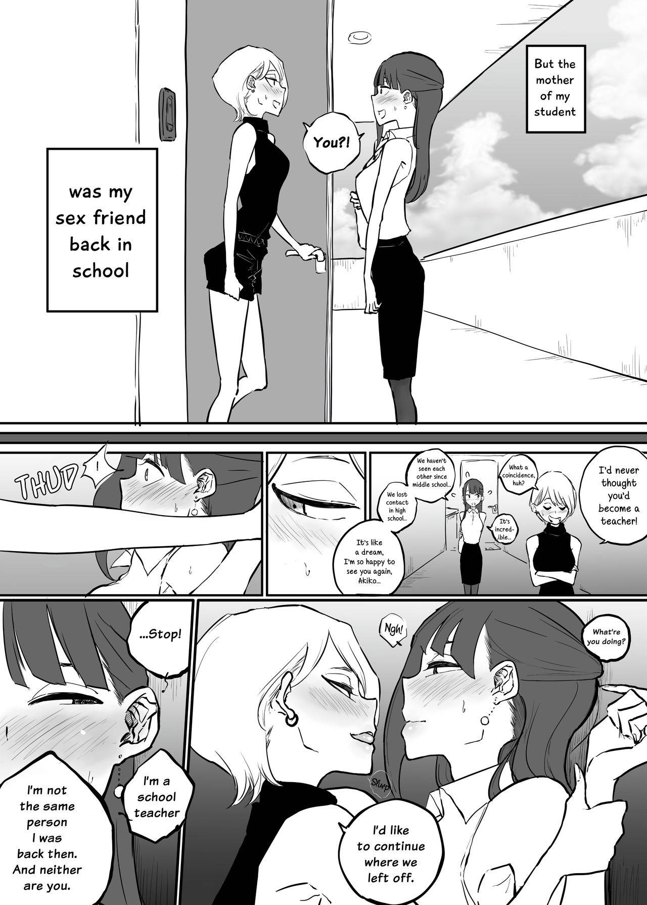 [Pandacorya] Kateihoumon ni Ittara Oyagosan ga Gakuseijidai no Sefure datta Ken |  I Went For a Home Visit and Found Out My Student's Mother Is My Sex Friend From My School Days [English] [YuriYaku]