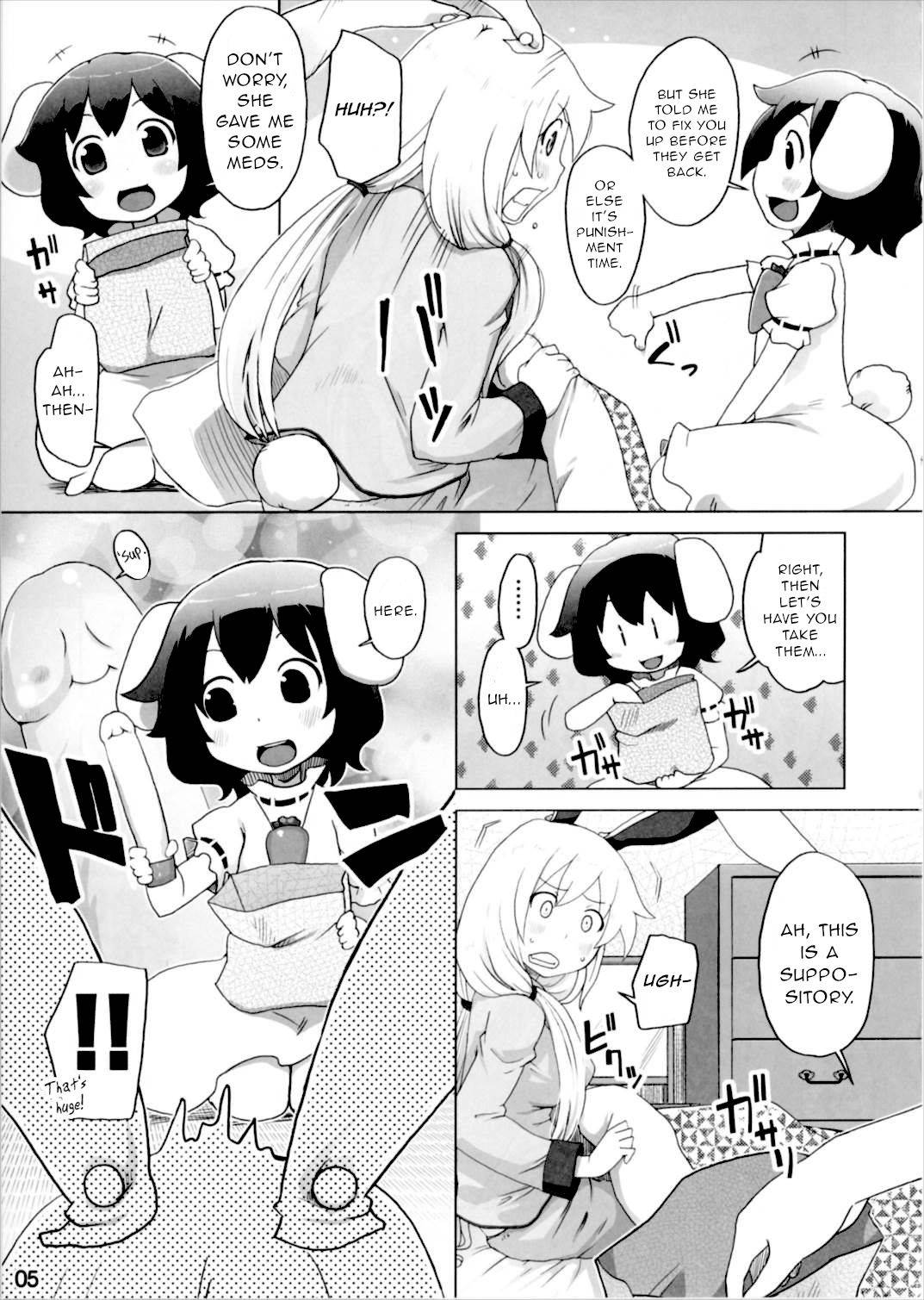 (Gensoukyou Summit 4) [Momo Ego (Kei Jiei)] Kazehiki Usagi to Miru Usagi. (Touhou Project) [English] [Gentletemptl]