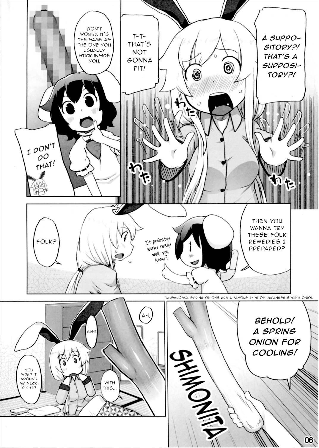 (Gensoukyou Summit 4) [Momo Ego (Kei Jiei)] Kazehiki Usagi to Miru Usagi. (Touhou Project) [English] [Gentletemptl]