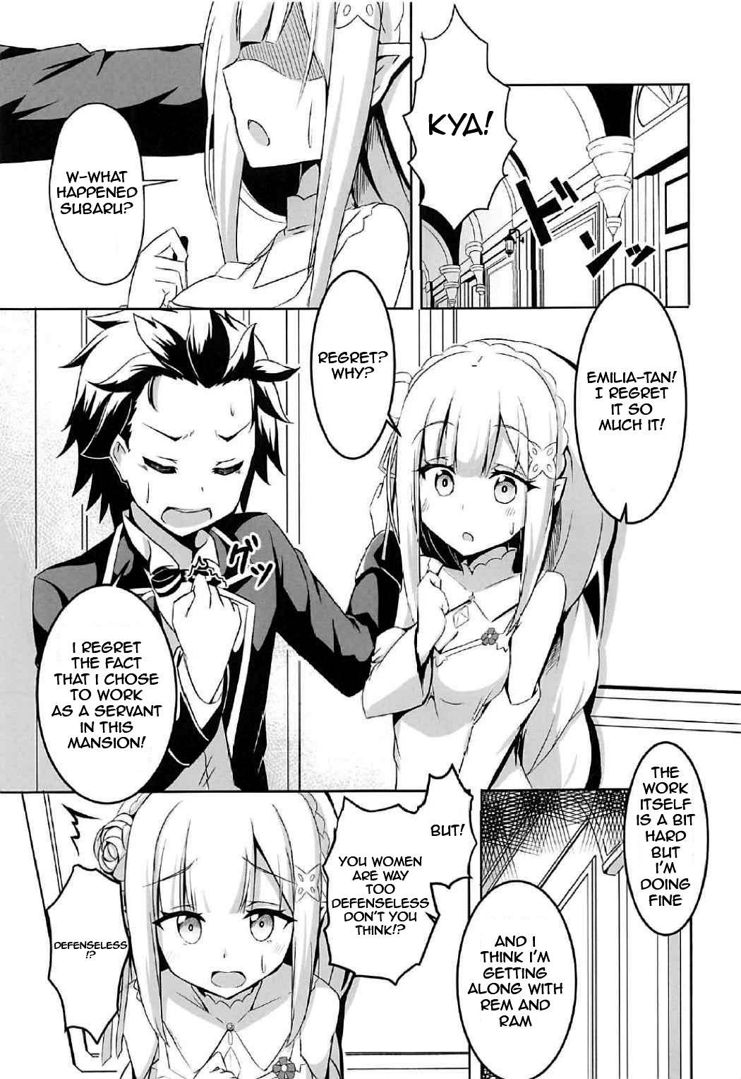 (C91) [Chelsea lip (Minato Yoshihiro)] Uchi no Heroine Chouzetsu Choroin (Re:Zero kara Hajimeru Isekai Seikatsu) [English] {Luclaft+Hennojin} [Decensored]