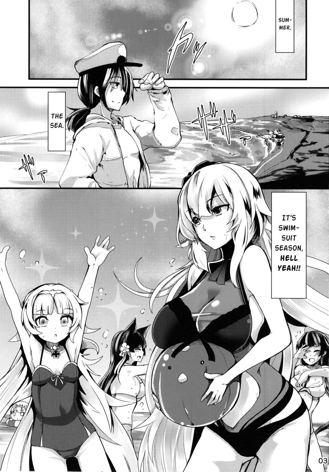 [Sanzoku no Uta (Takara Akihito)] Natsu no Nikupuni (Azur Lane) [English] [Digital]