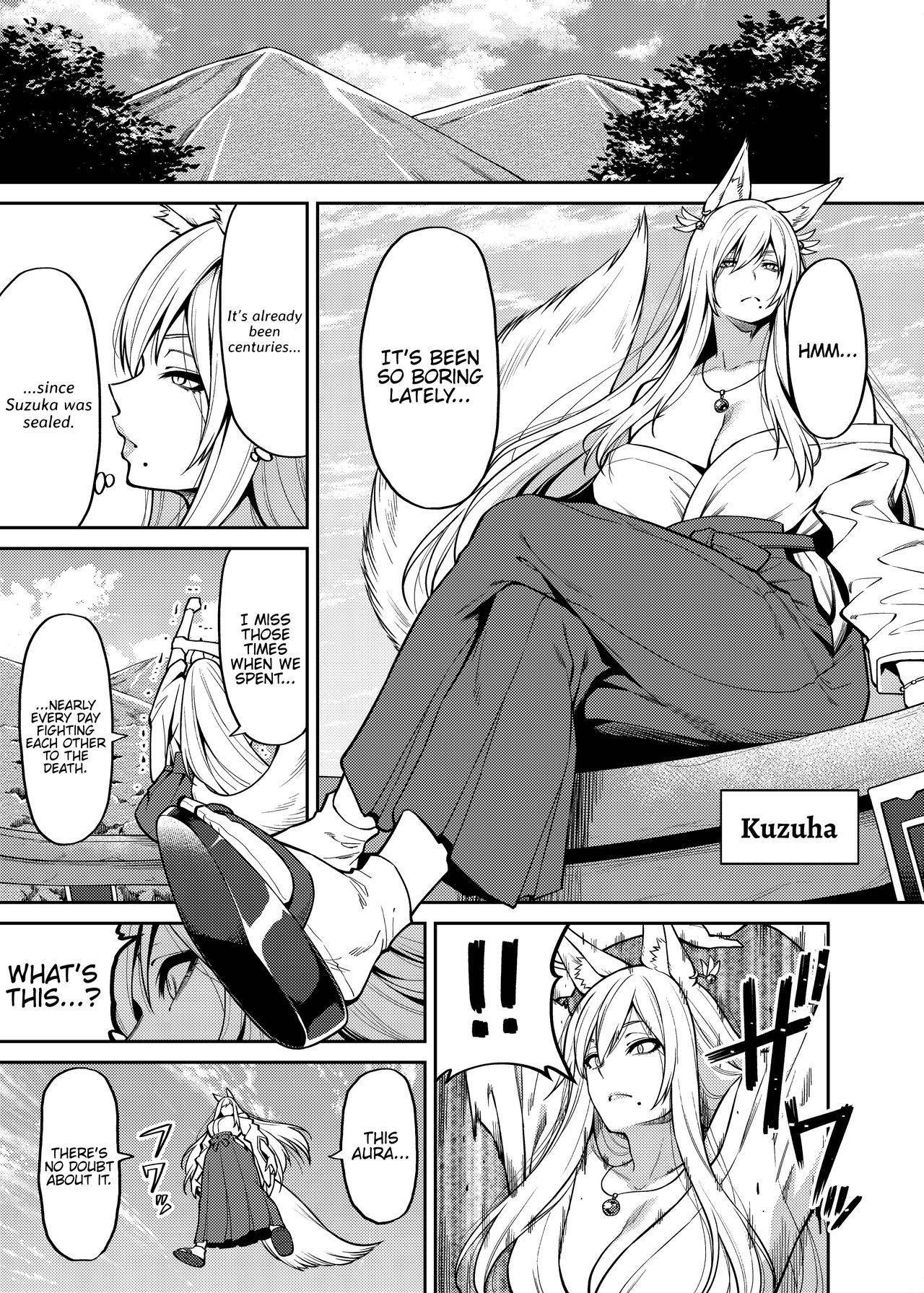 [Uchuusen Shoujigou (Shouji Nigou)] Takkun to Kitsune no Onee-san [English] {Hennojin} [Digital]