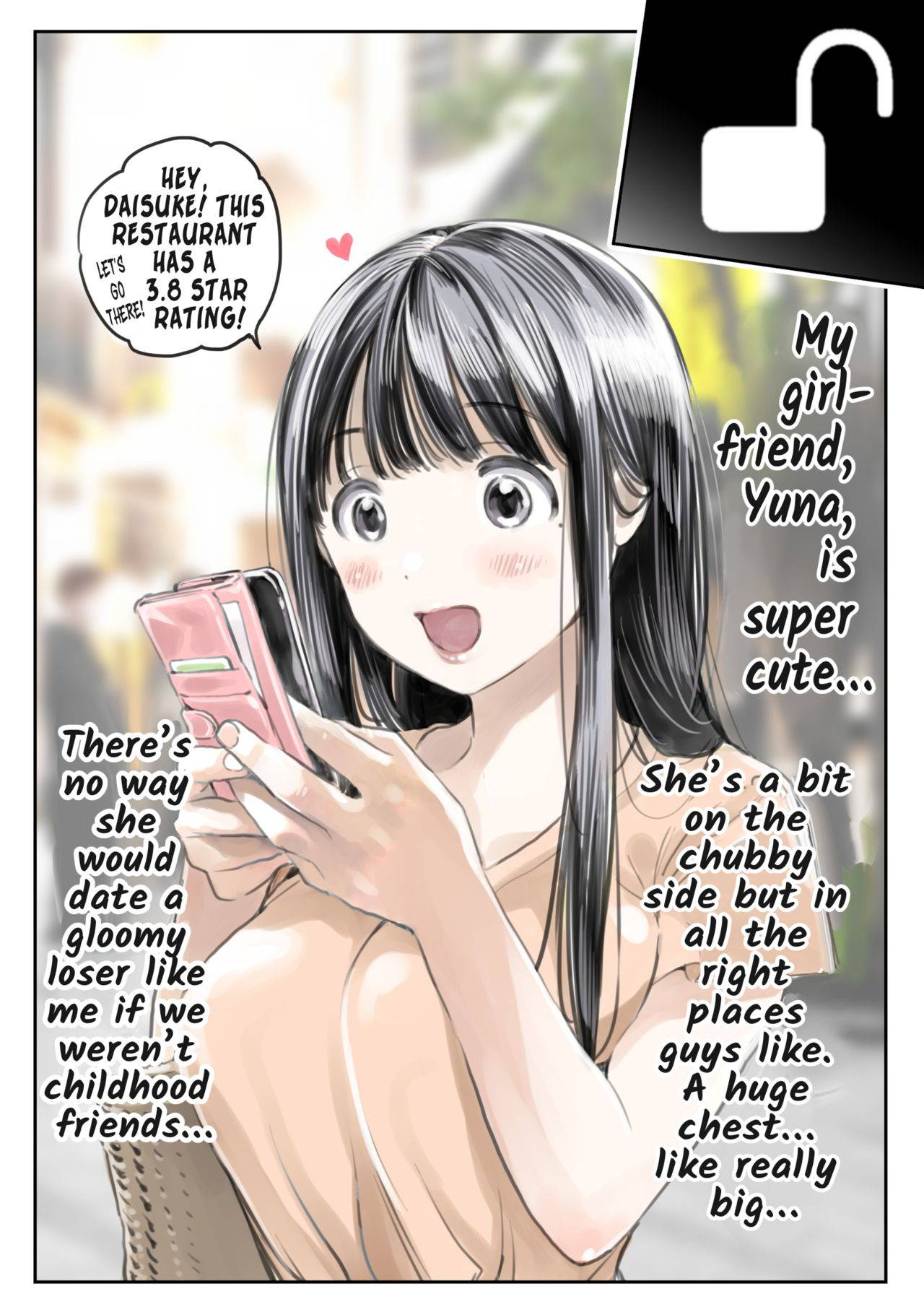 [Chocoro] Kanojo no SmaPho o Nozoita dake nano ni | I Just Snooped through Her Smartphone (English) (Decensored)