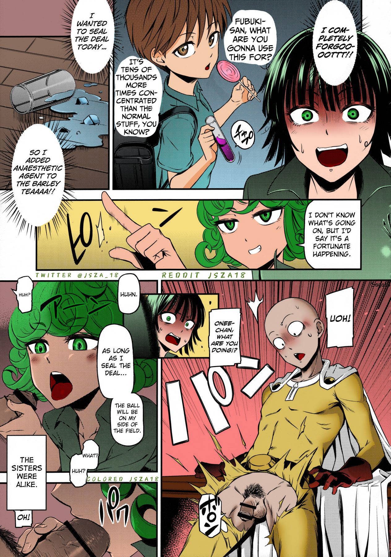 (C90) [Kiyosumi Hurricane (Kiyosumi Hurricane)] ONE-HURRICANE 4 (One Punch Man) [English] {doujin-moe.us} [Colorized]