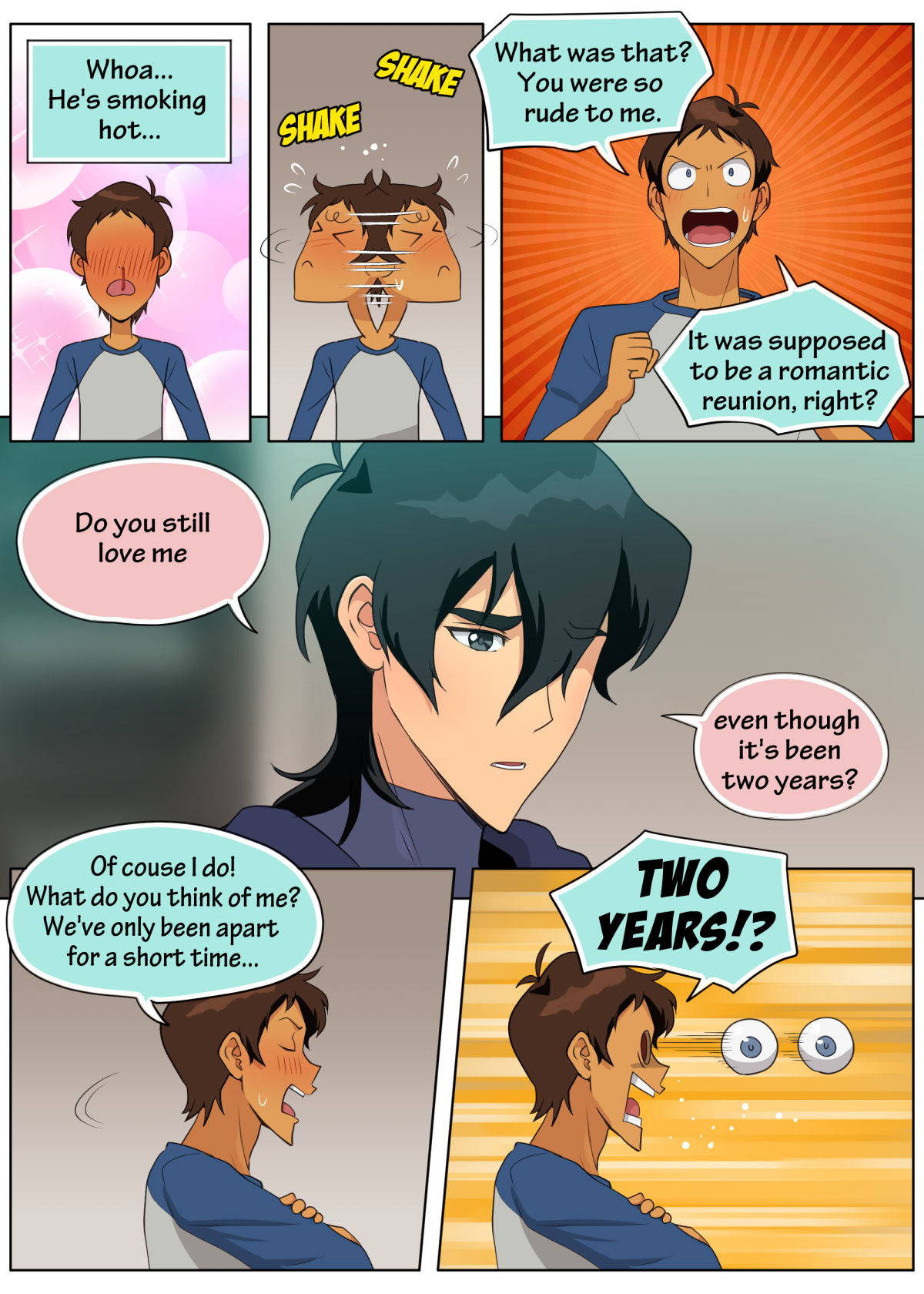 [halleseed] I missed you, dumbass! (Voltron: Legendary Defender) [English]