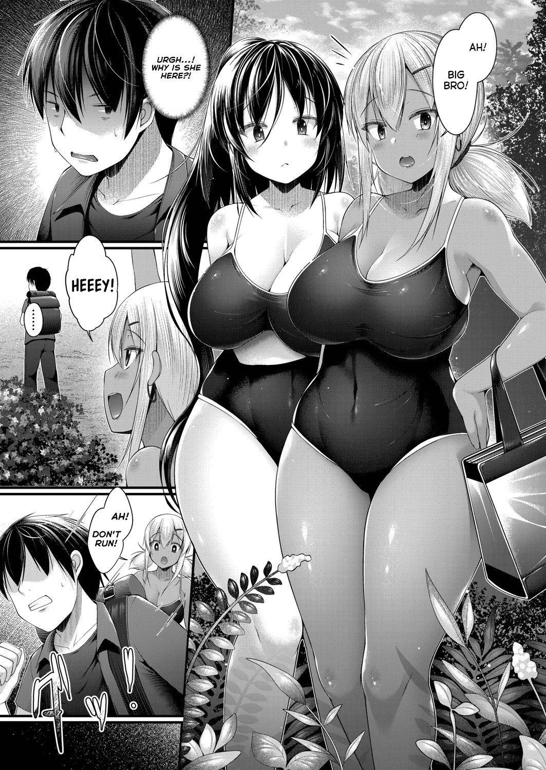 [Kotoba Ai] Hitori Camp o Shite itara Kuro Gal JK na Imouto to Imouto no Tomodachi ga Rannyuu shite kita Kekka Zempen (COMIC Grape Vol. 93) [English] [Thennos Scans]