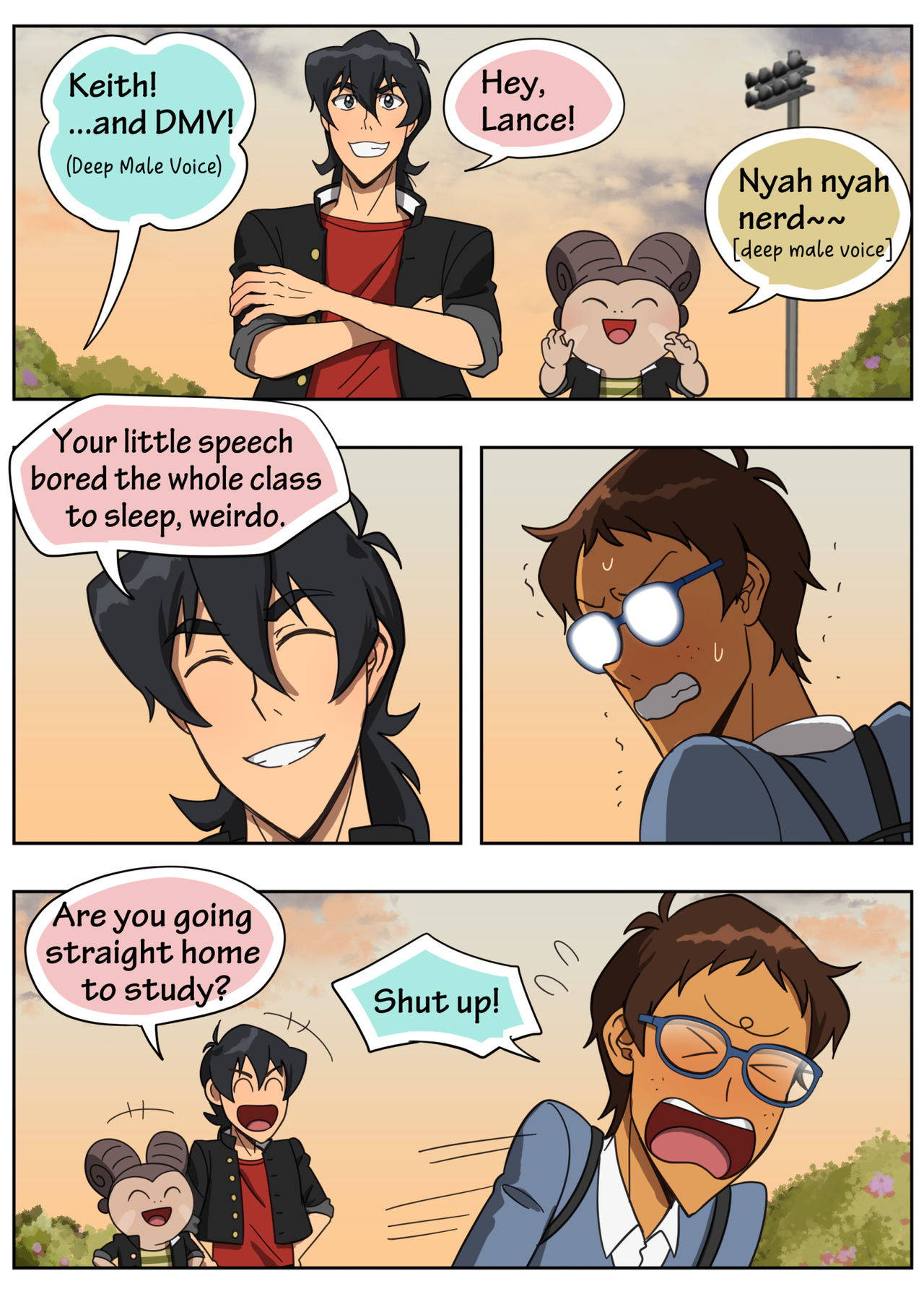 [halleseed] The nerd, the bully and the multiverse (Voltron: Legendary Defender) [English]