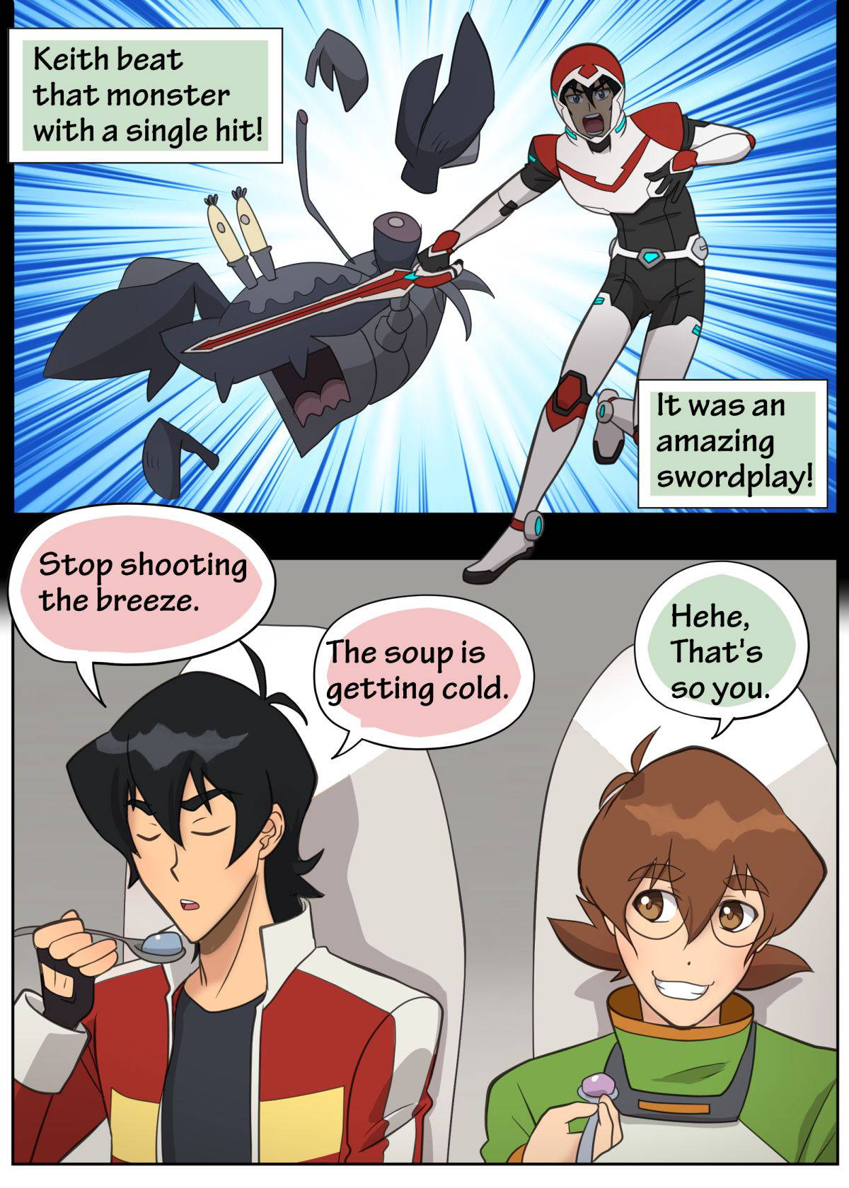 [halleseed] I won't blush (Voltron: Legendary Defender) [English]