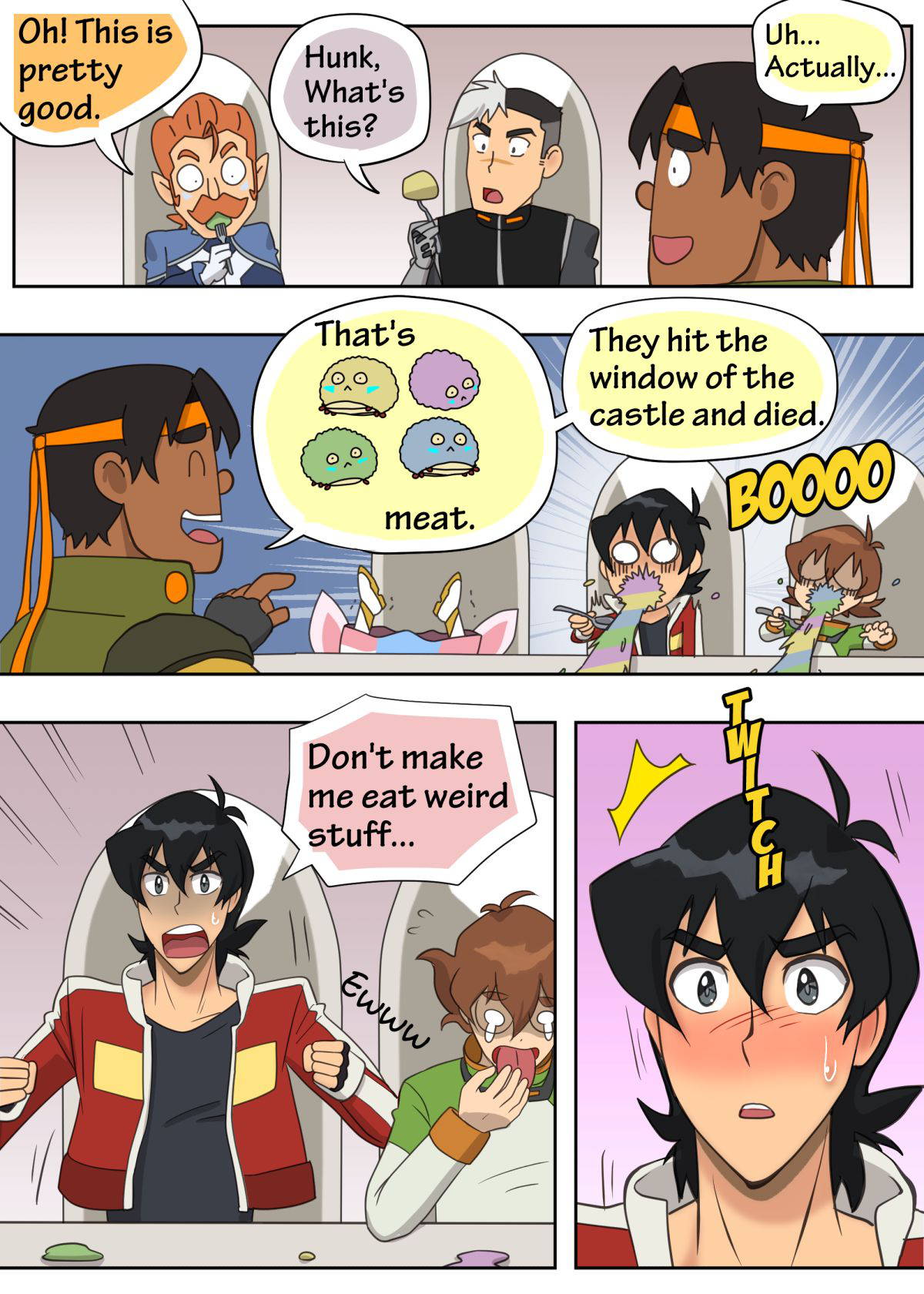 [halleseed] I won't blush (Voltron: Legendary Defender) [English]