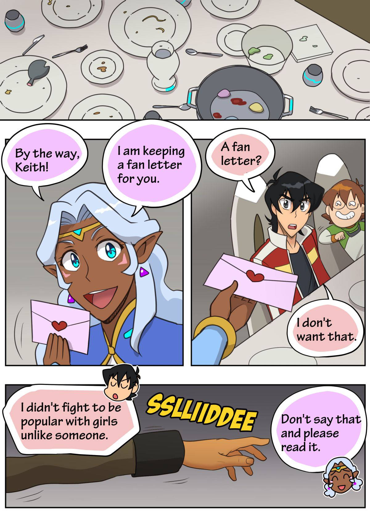 [halleseed] I won't blush (Voltron: Legendary Defender) [English]