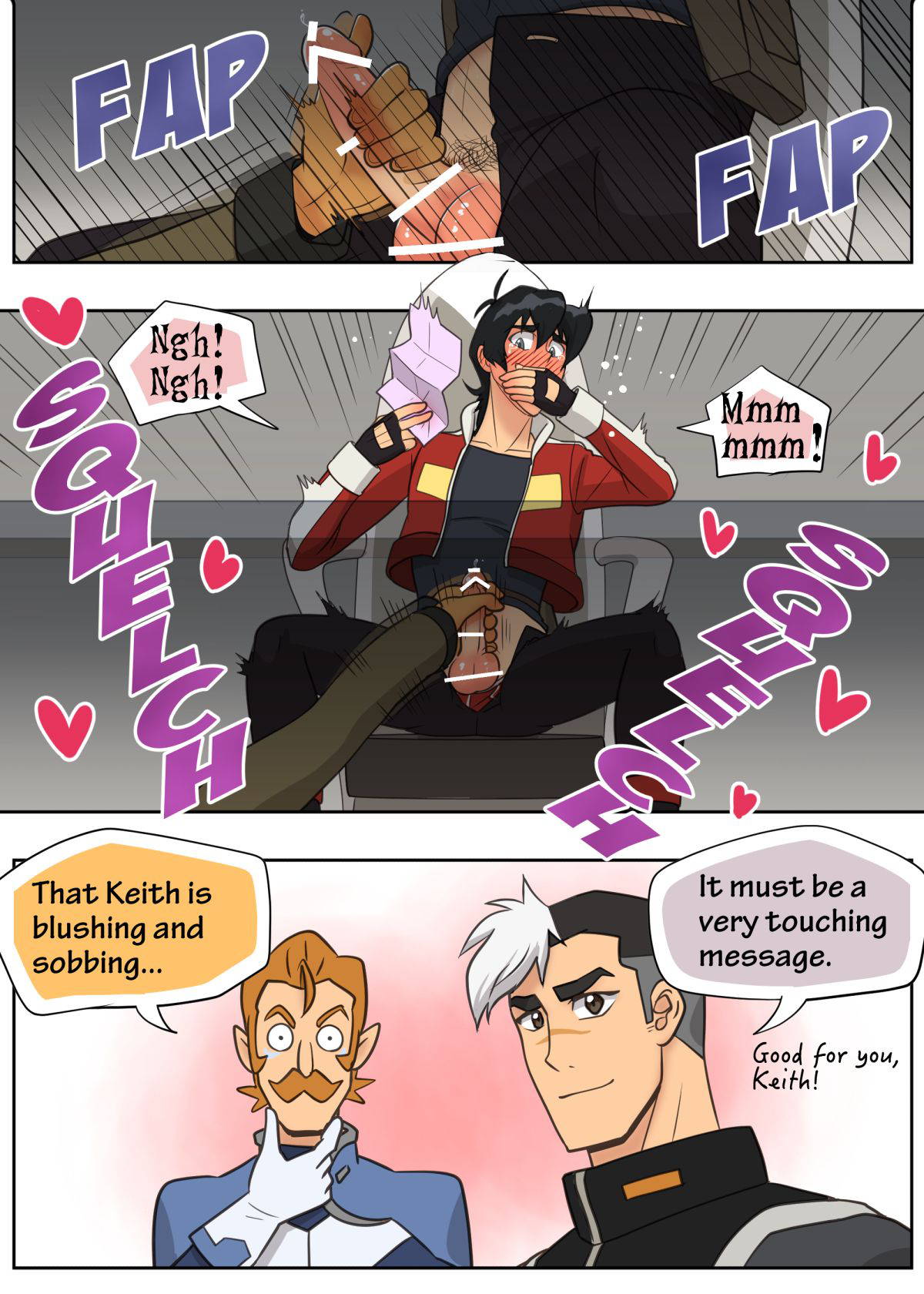 [halleseed] I won't blush (Voltron: Legendary Defender) [English]