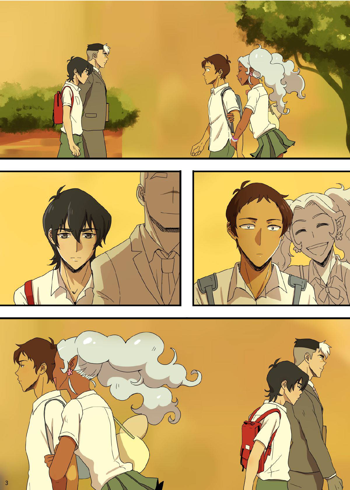 [halleseed] High School AU (Voltron: Legendary Defender) [English]