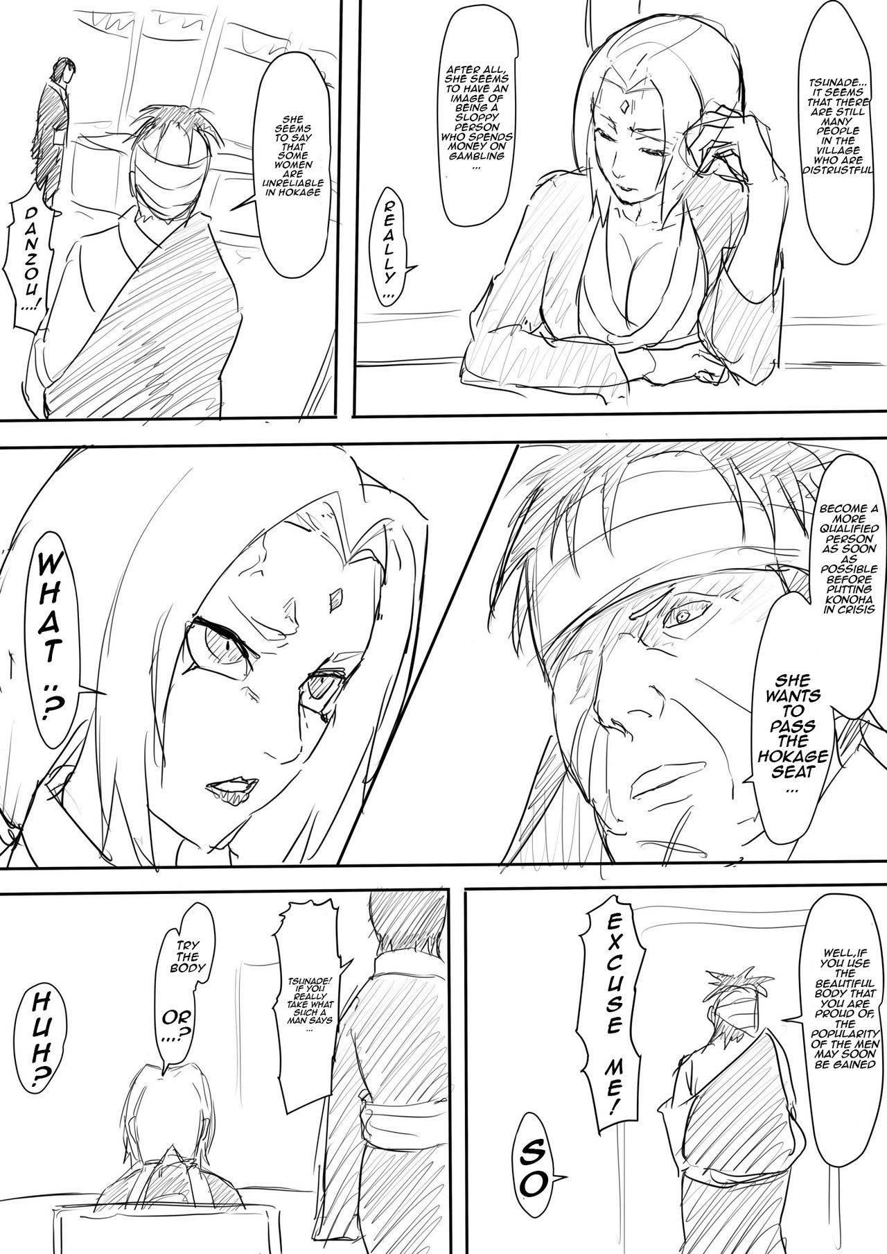 [Iwao] Danzou X Tsunade [English]