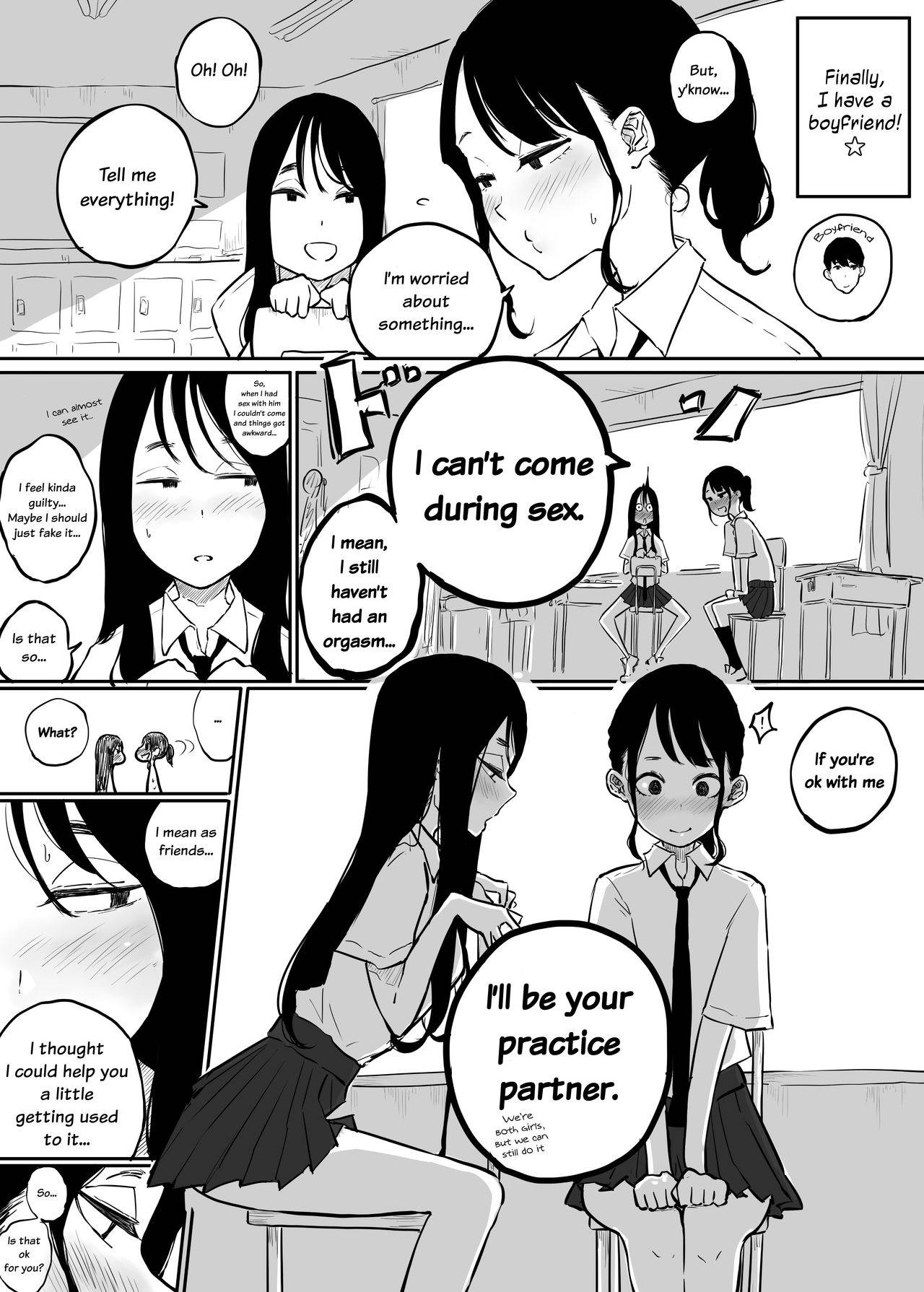 [Pandacorya] Kareshi to no Ecchi ga Jouzu ni Dekiru you ni Ecchi no Renshuu Aite o Shite kureru Onna Tomodachi | My Female Friend Became My Practice Partner So I Can Get Better at Sex with my Boyfriend [English] [YuriYaku]