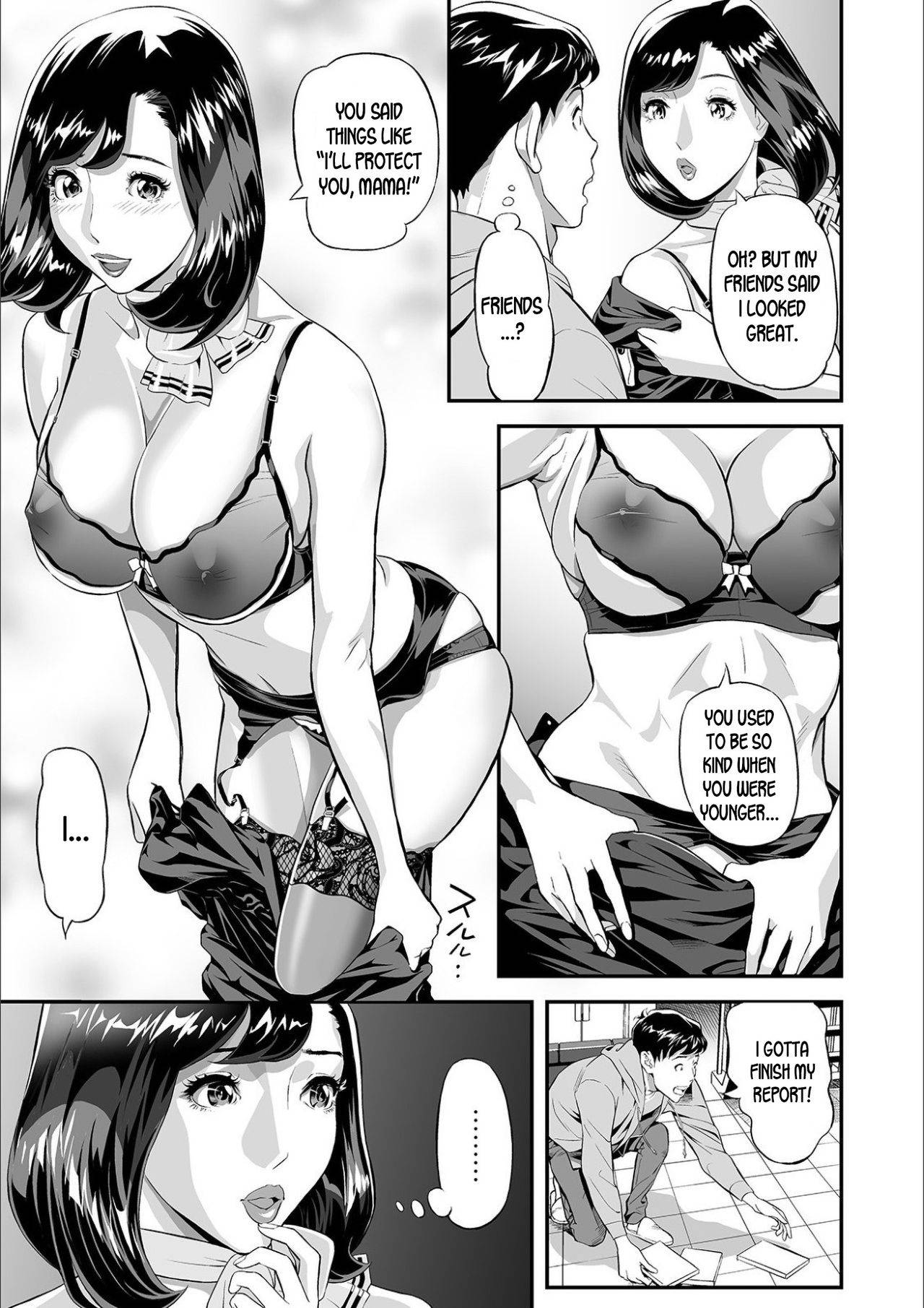 [Hara Shigeyuki] Mama Moe ~Haha o Bikou Shite Mita Ken~ | Mama Moe ~That Time When I Followed My Mom~ (Web Comic Toutetsu Vol. 55) [English] [Decensored] [desudesu]