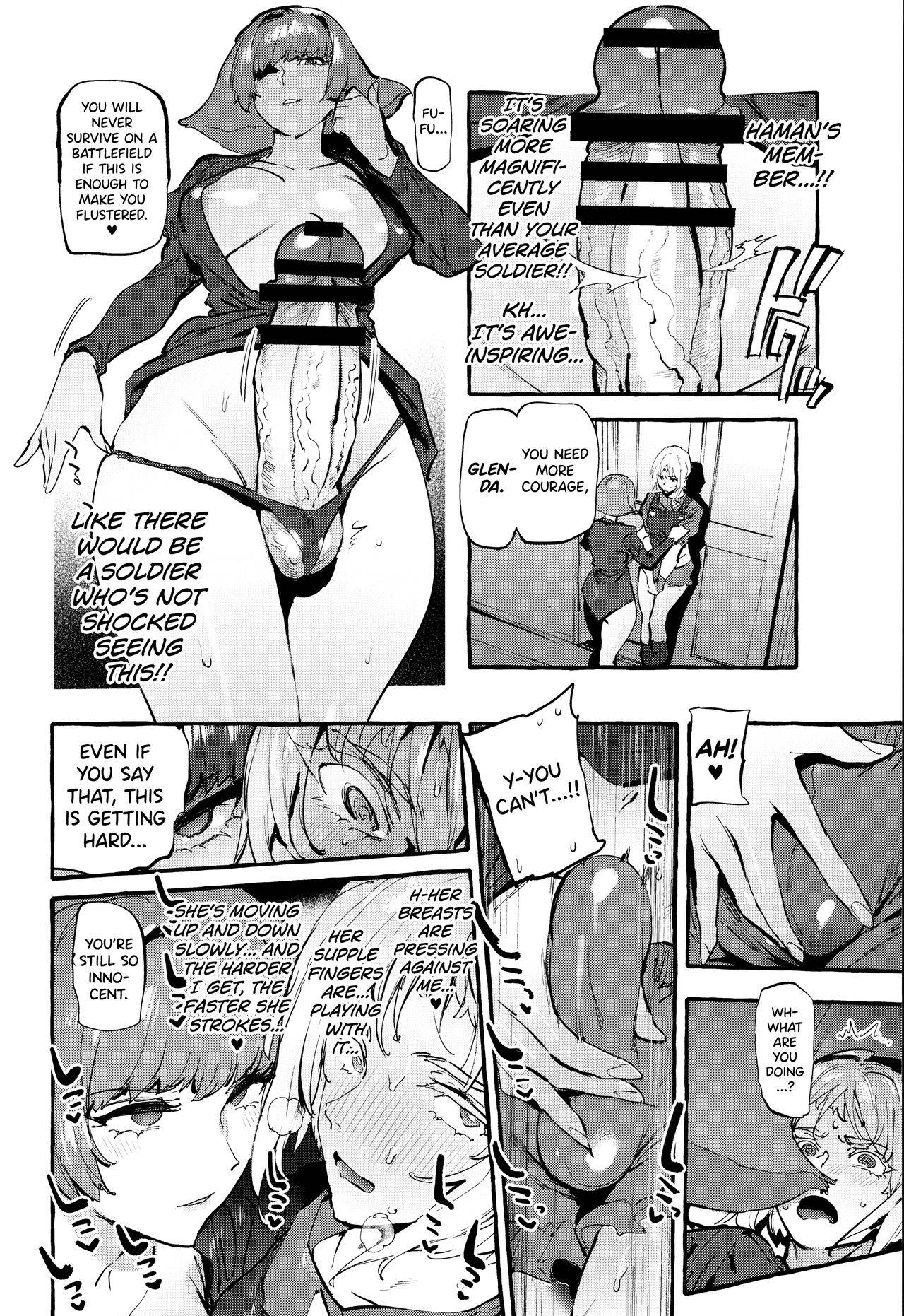 (Futaket 16.5) [Hibon (Itami)] Haman-sama no Uchuu Seiki | Haman-sama's Space Genitals (Gundam ZZ) [English] [Biribiri]